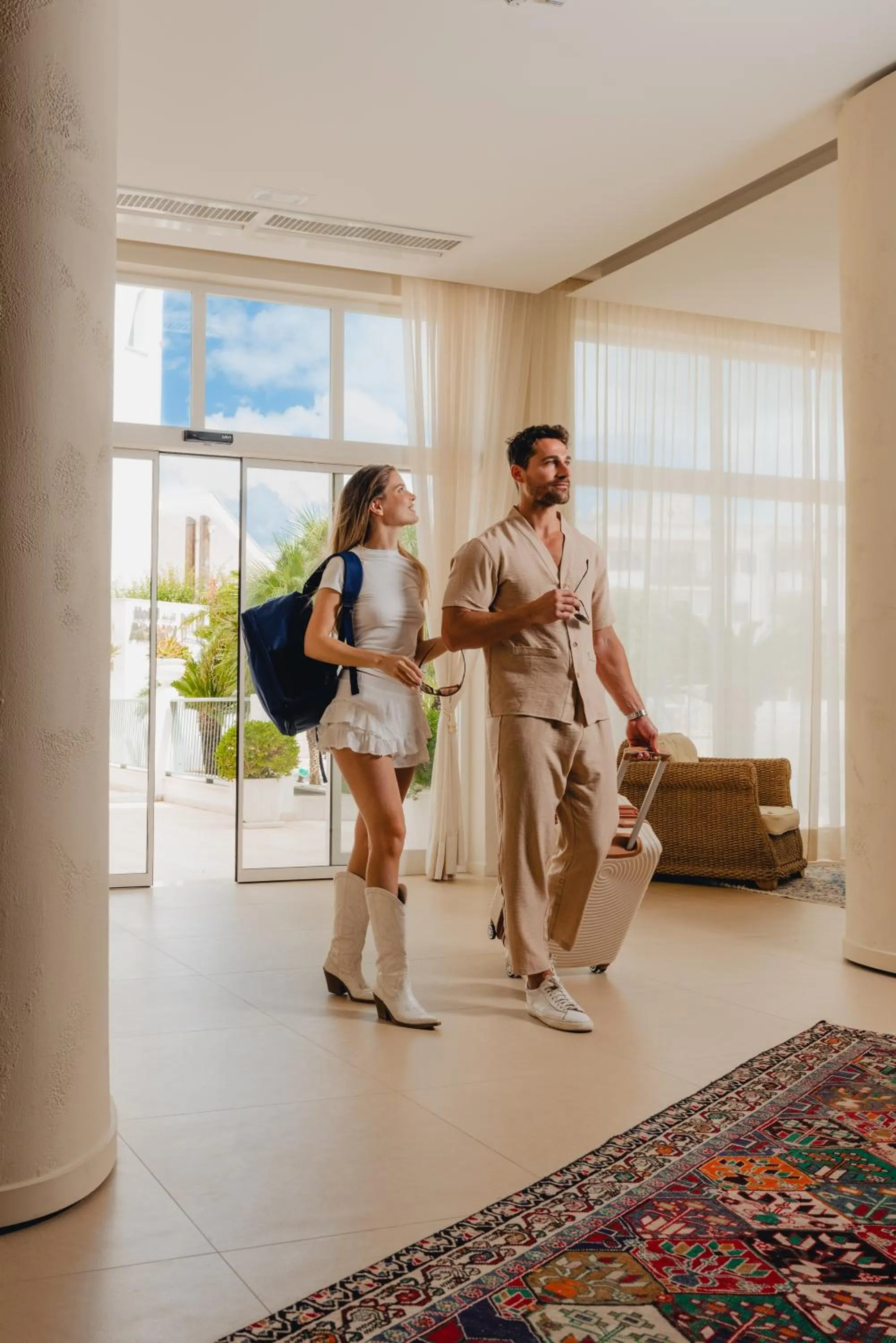 Lobby or reception in Hotel Degli Aranci