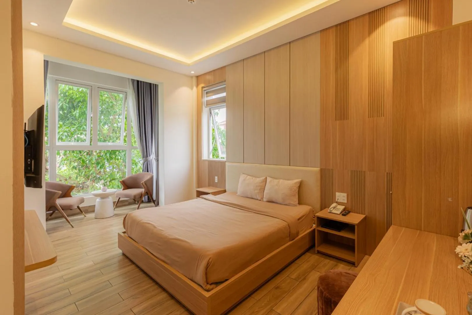 Bedroom, Bed in An Mai Boutique Hotel