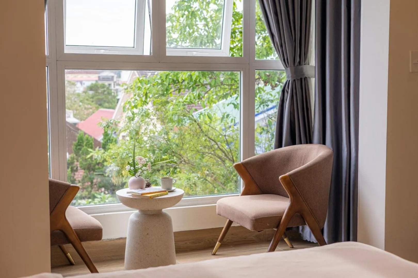Seating area in An Mai Boutique Hotel