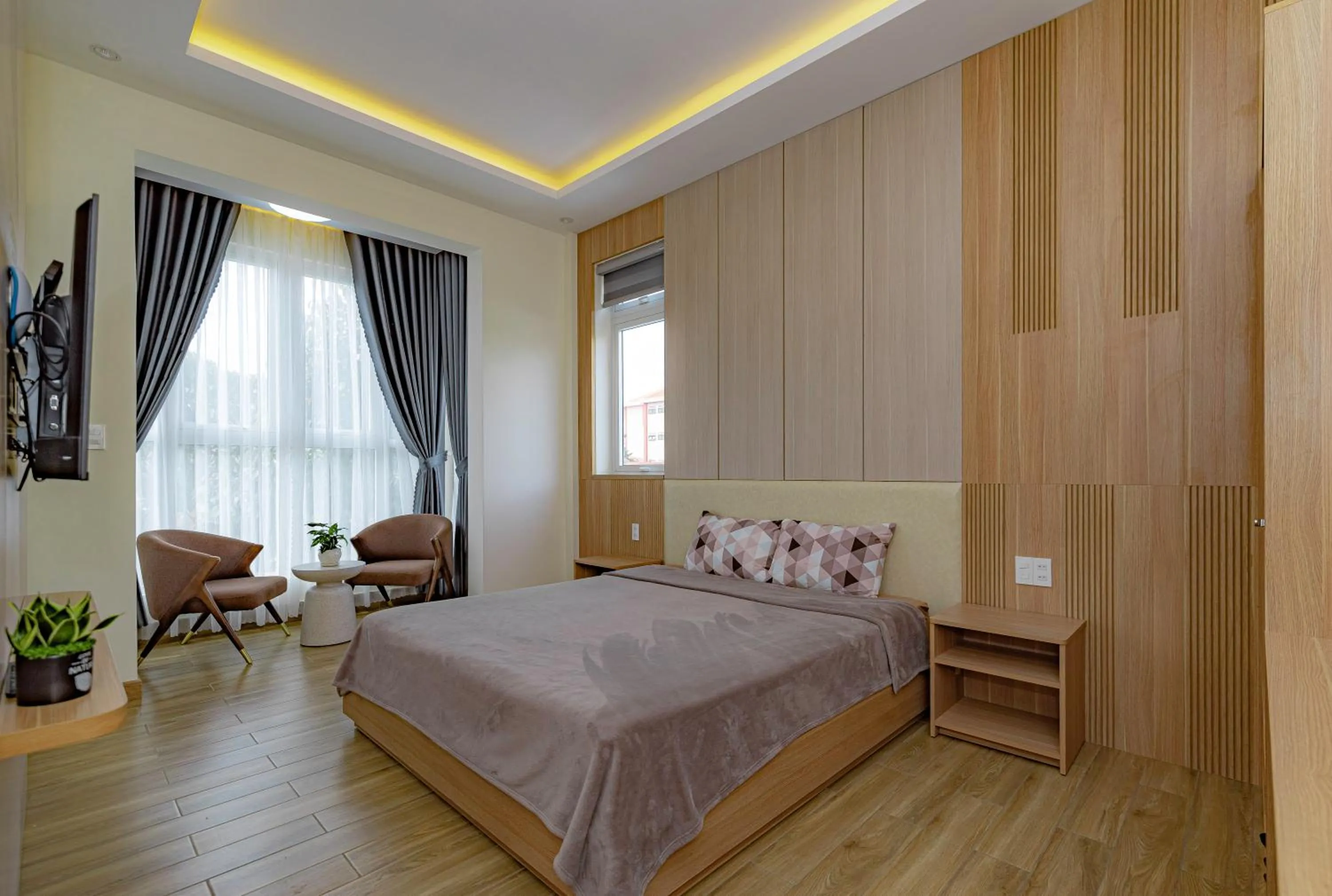 Photo of the whole room, Bed in An Mai Boutique Hotel