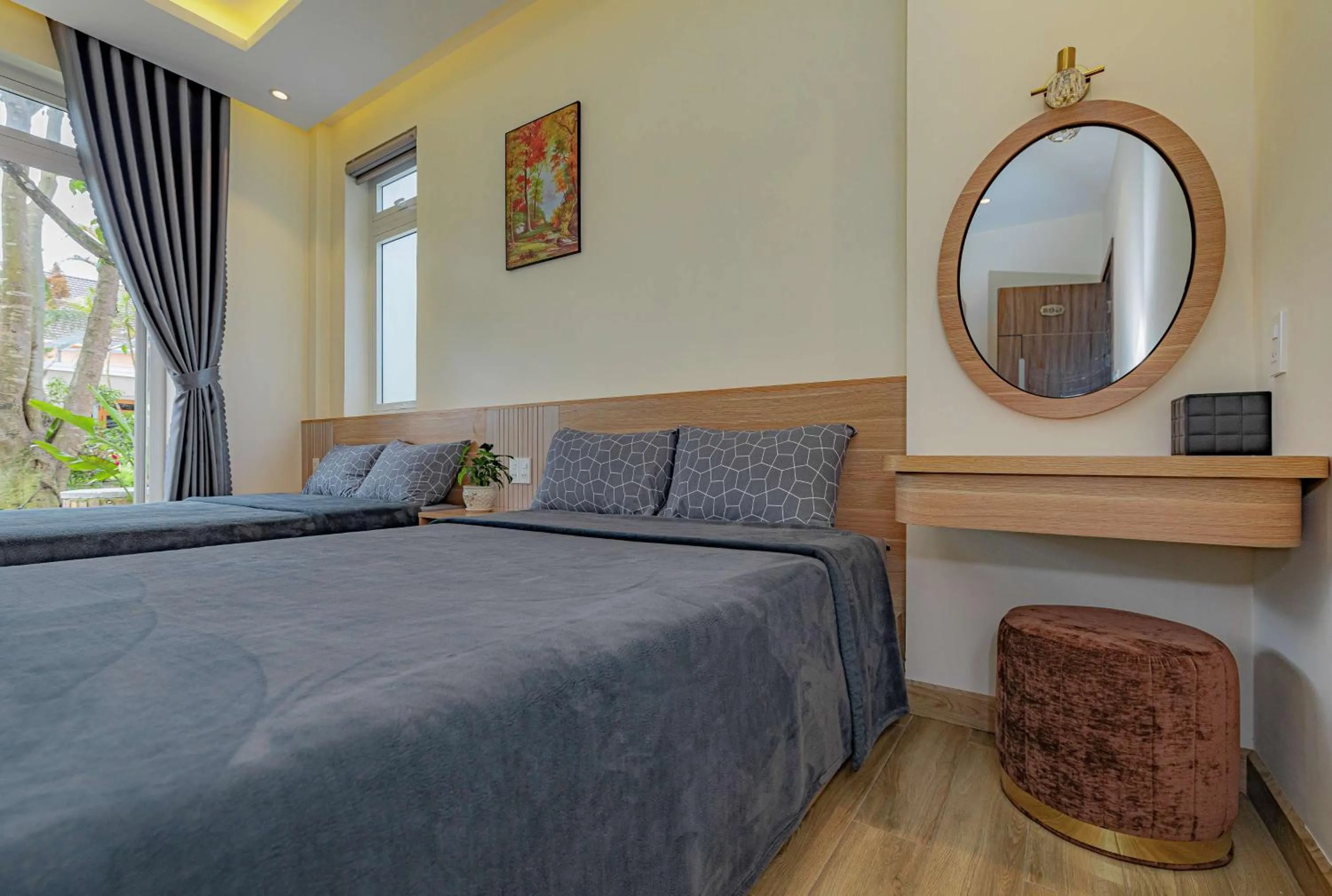 Bed in An Mai Boutique Hotel