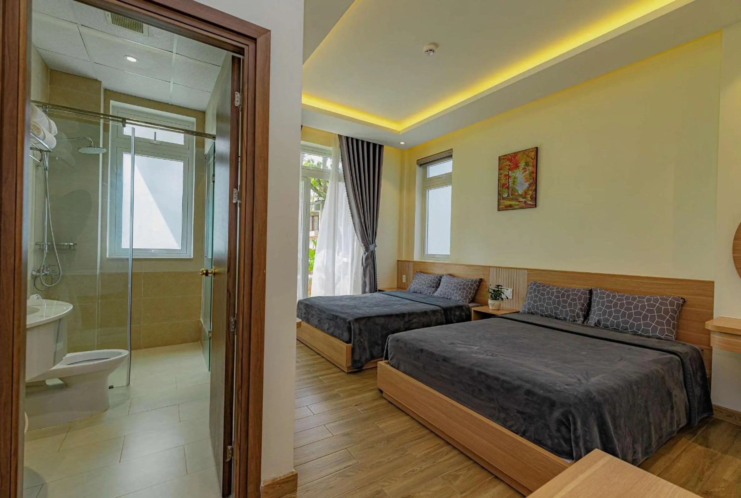 Bed in An Mai Boutique Hotel