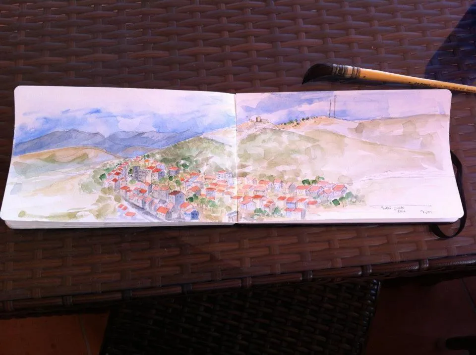 Natural landscape in Hotel Su Lithu