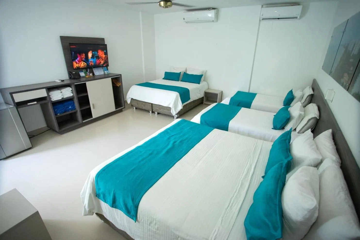 Bedroom, Bed in Hotel Poblado Coveñas