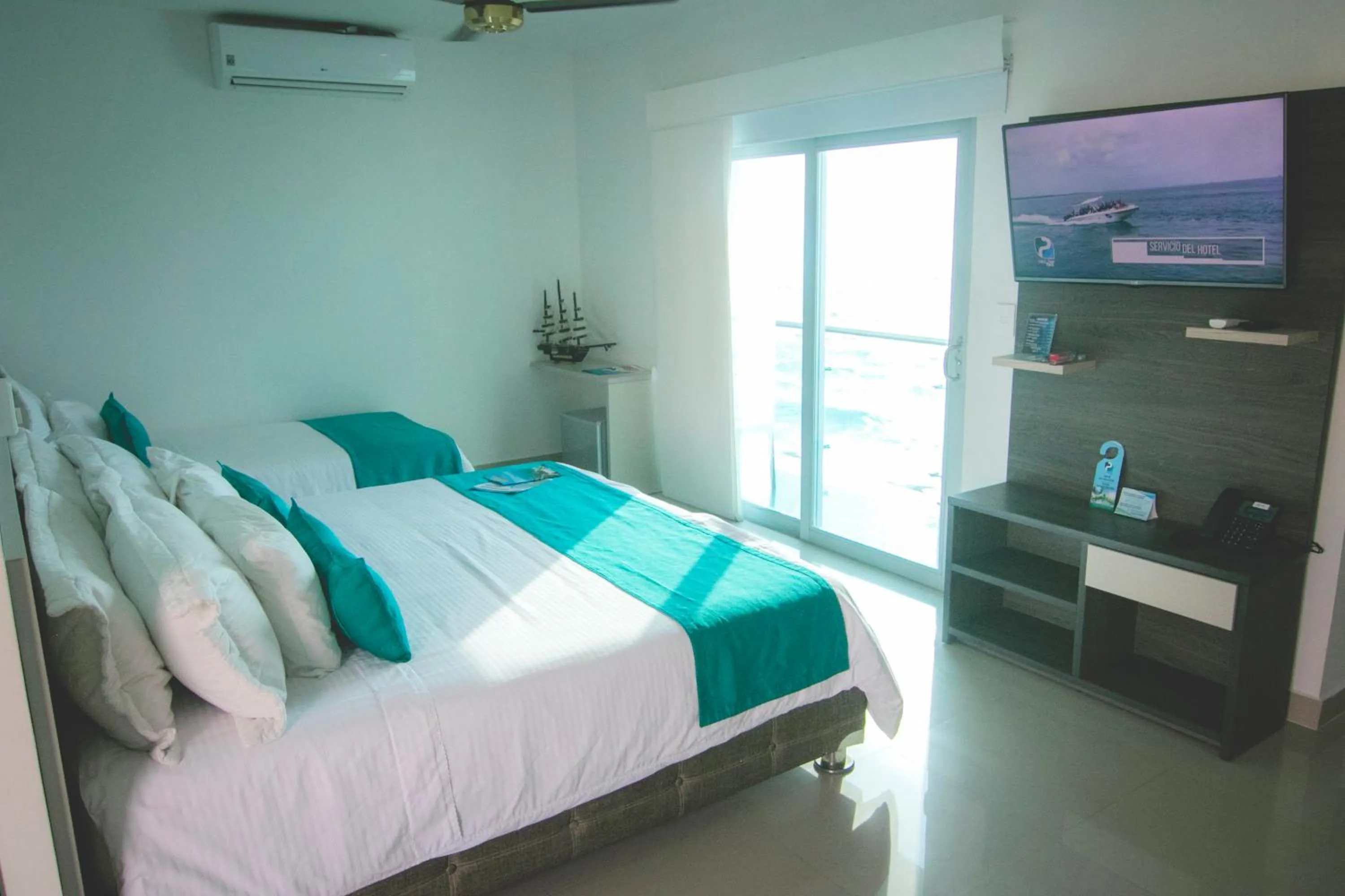 Bedroom, Bed in Hotel Poblado Coveñas