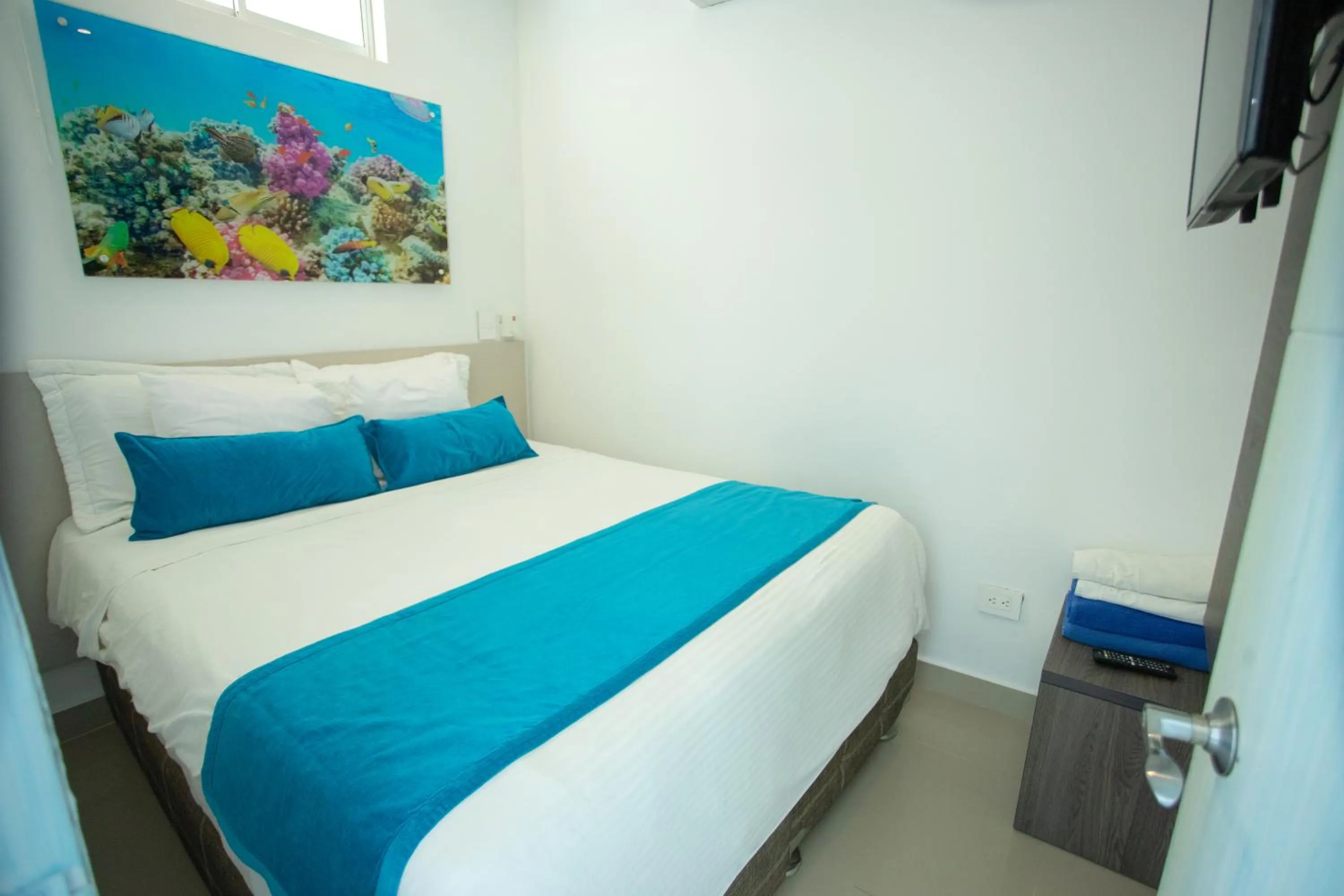 Bedroom, Bed in Hotel Poblado Coveñas