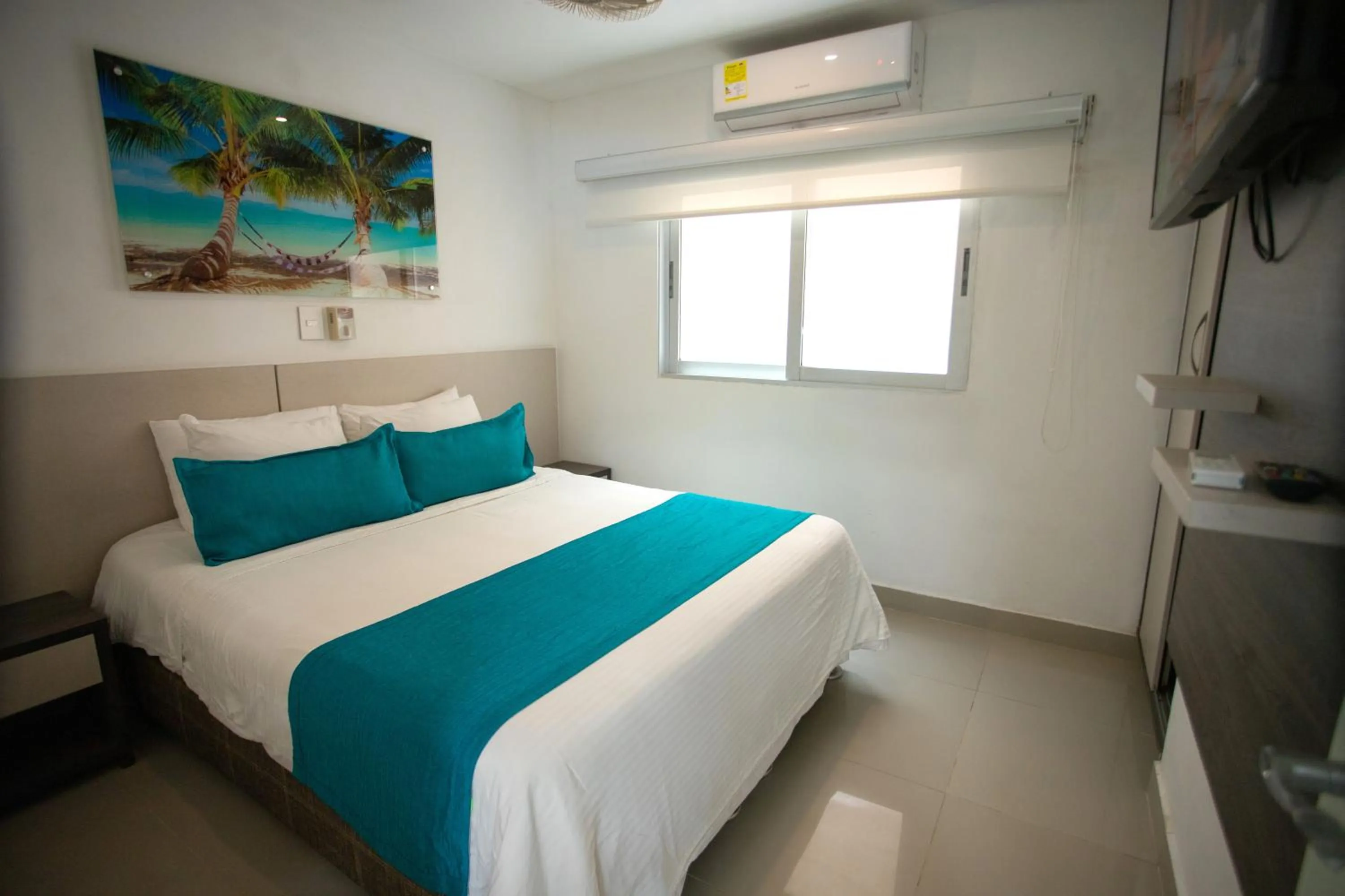 Bedroom, Bed in Hotel Poblado Coveñas