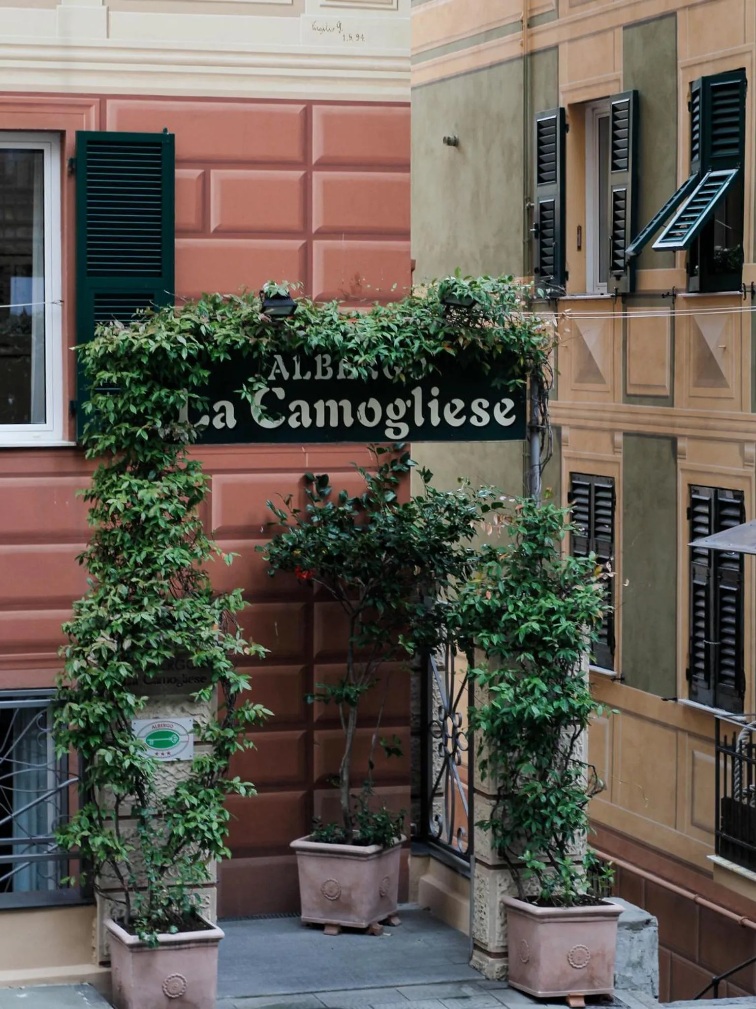 Property building in La Camogliese Hotel B&B