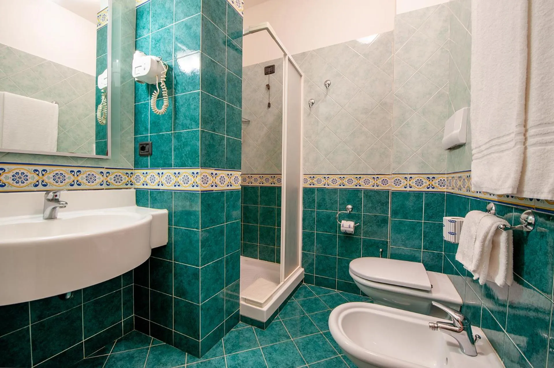 Shower in Best Western Hotel La Conchiglia