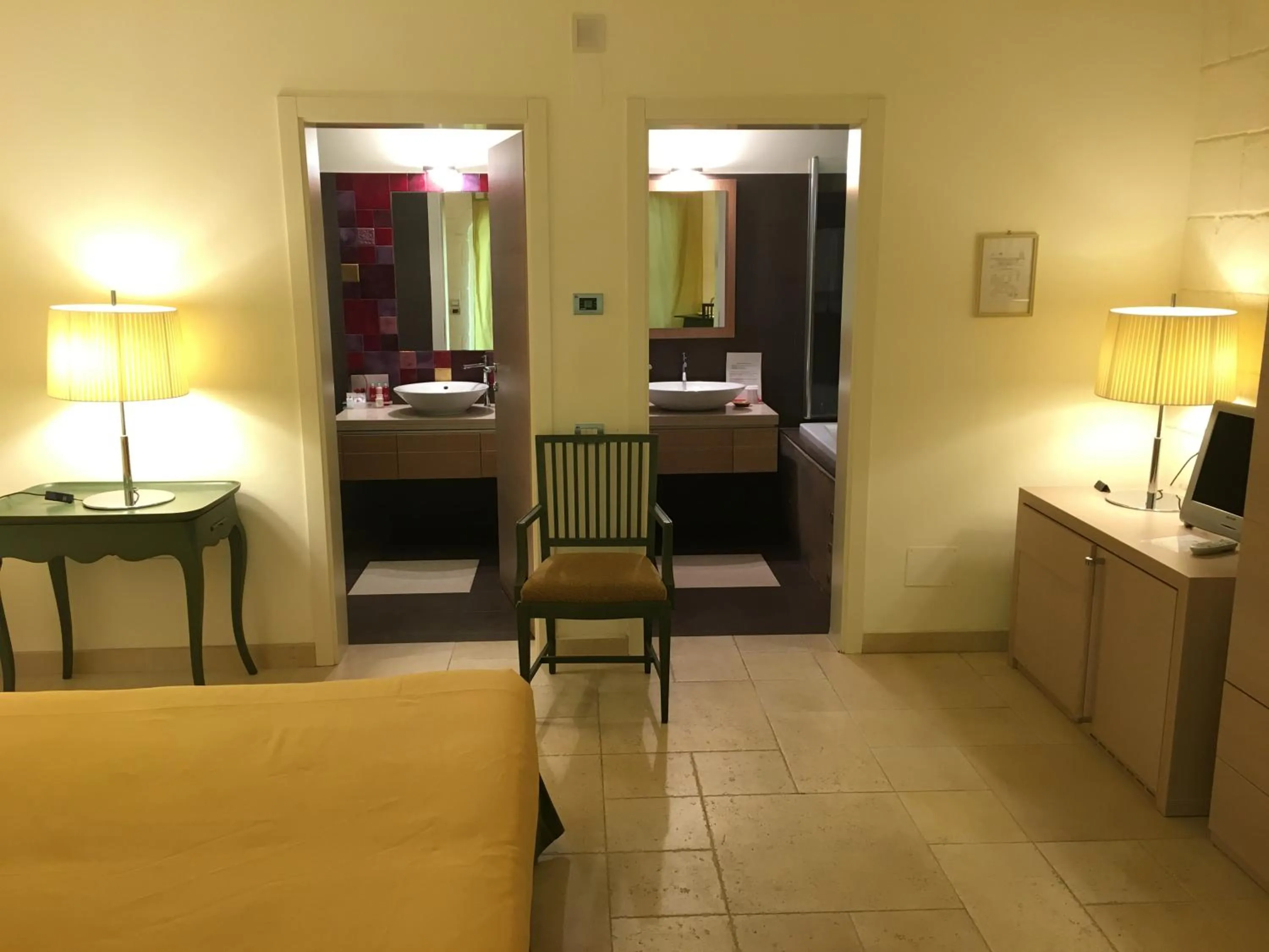 Decorative detail, Bed in Tenuta Monacelle