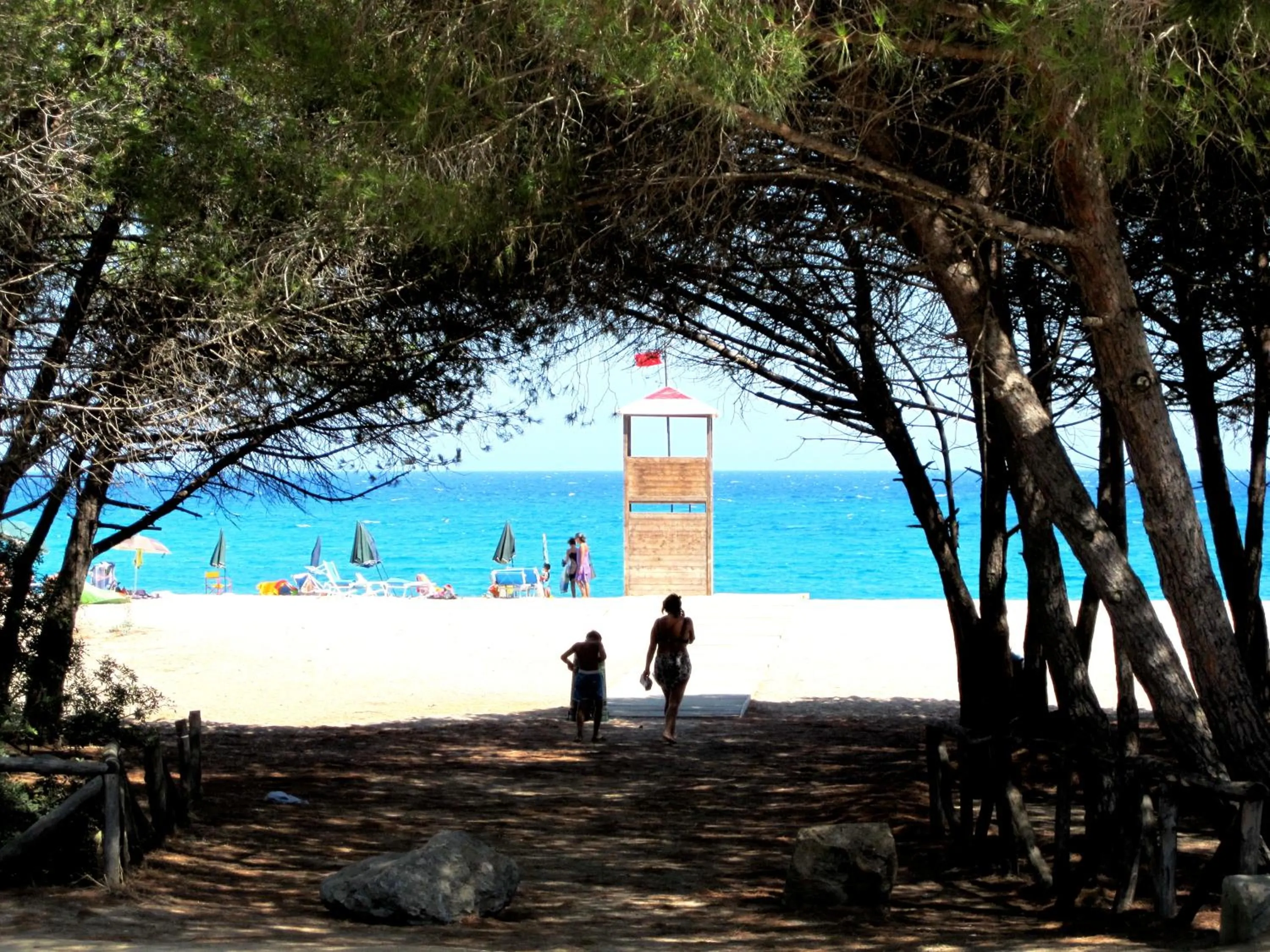 People in Domus De Janas Sul Mare