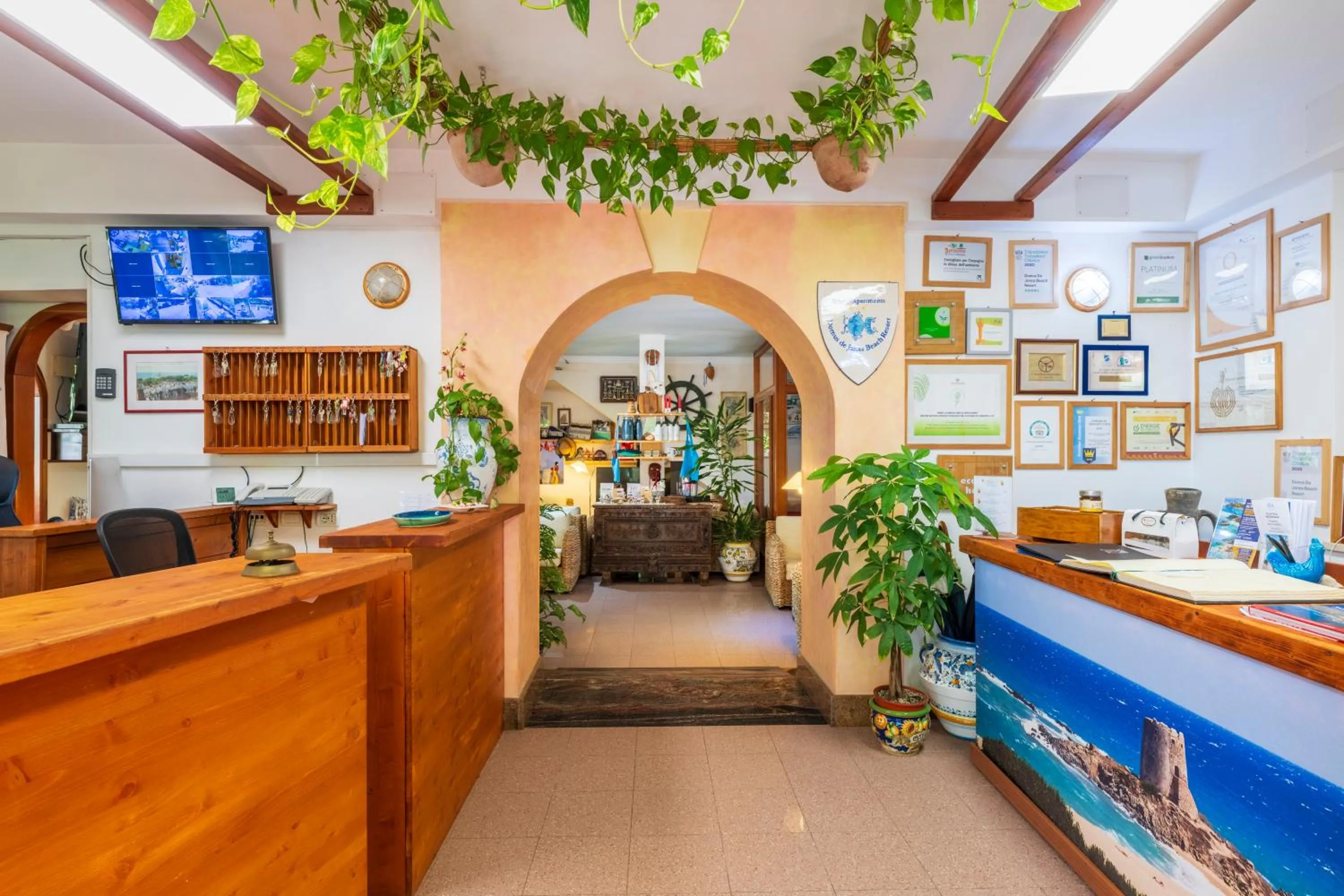 Lobby or reception in Domus De Janas Sul Mare