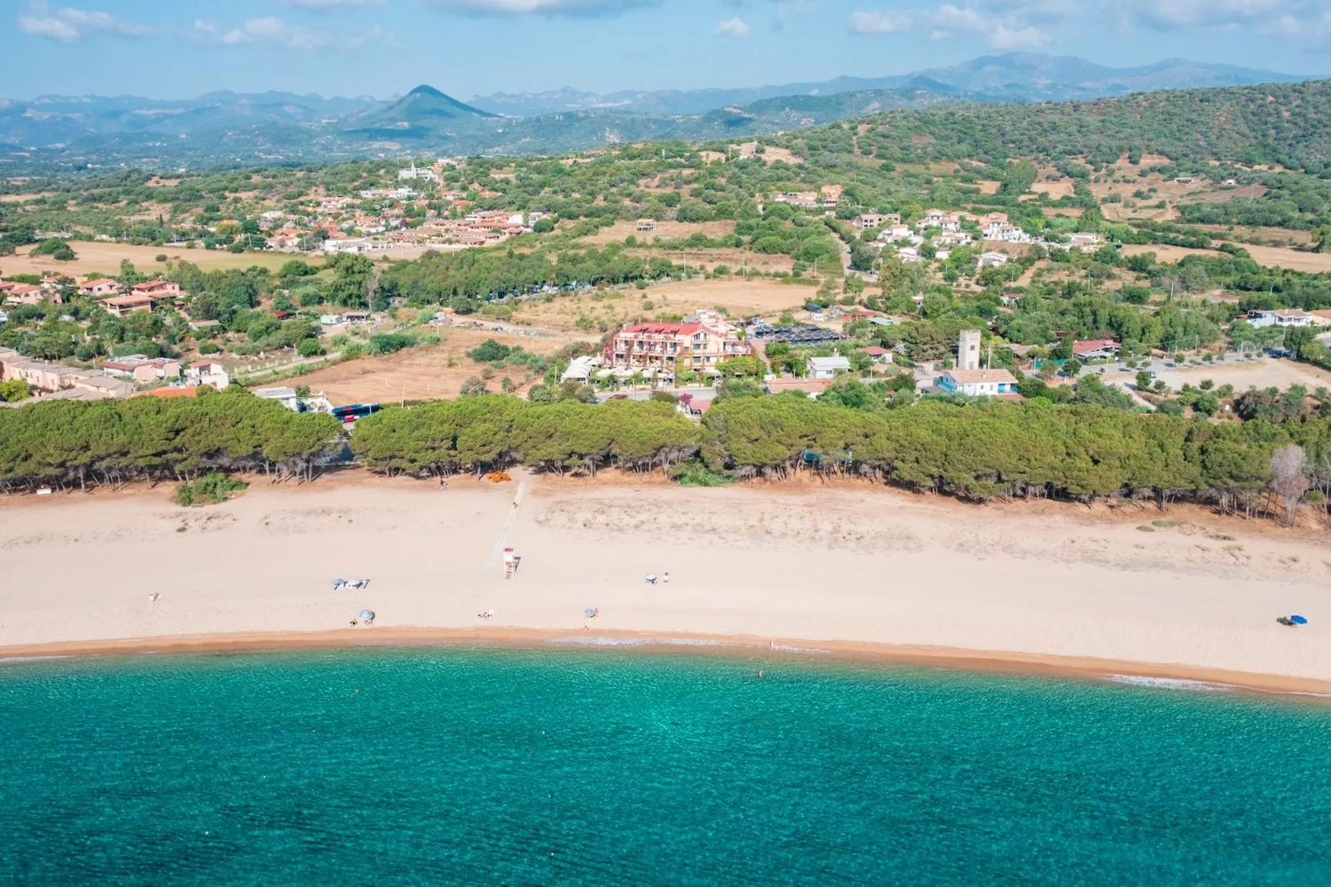 Bird's eye view in Domus De Janas Sul Mare