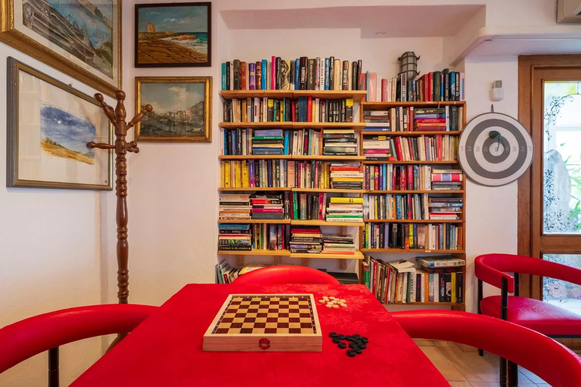 Library in Domus De Janas Sul Mare