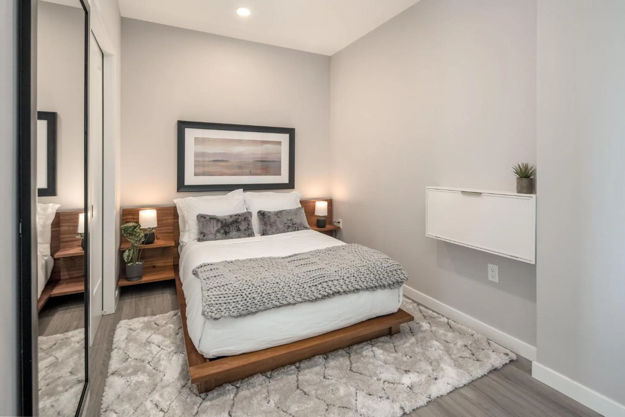 Bed in Luxury Apartments by Hyatus at Pierpont