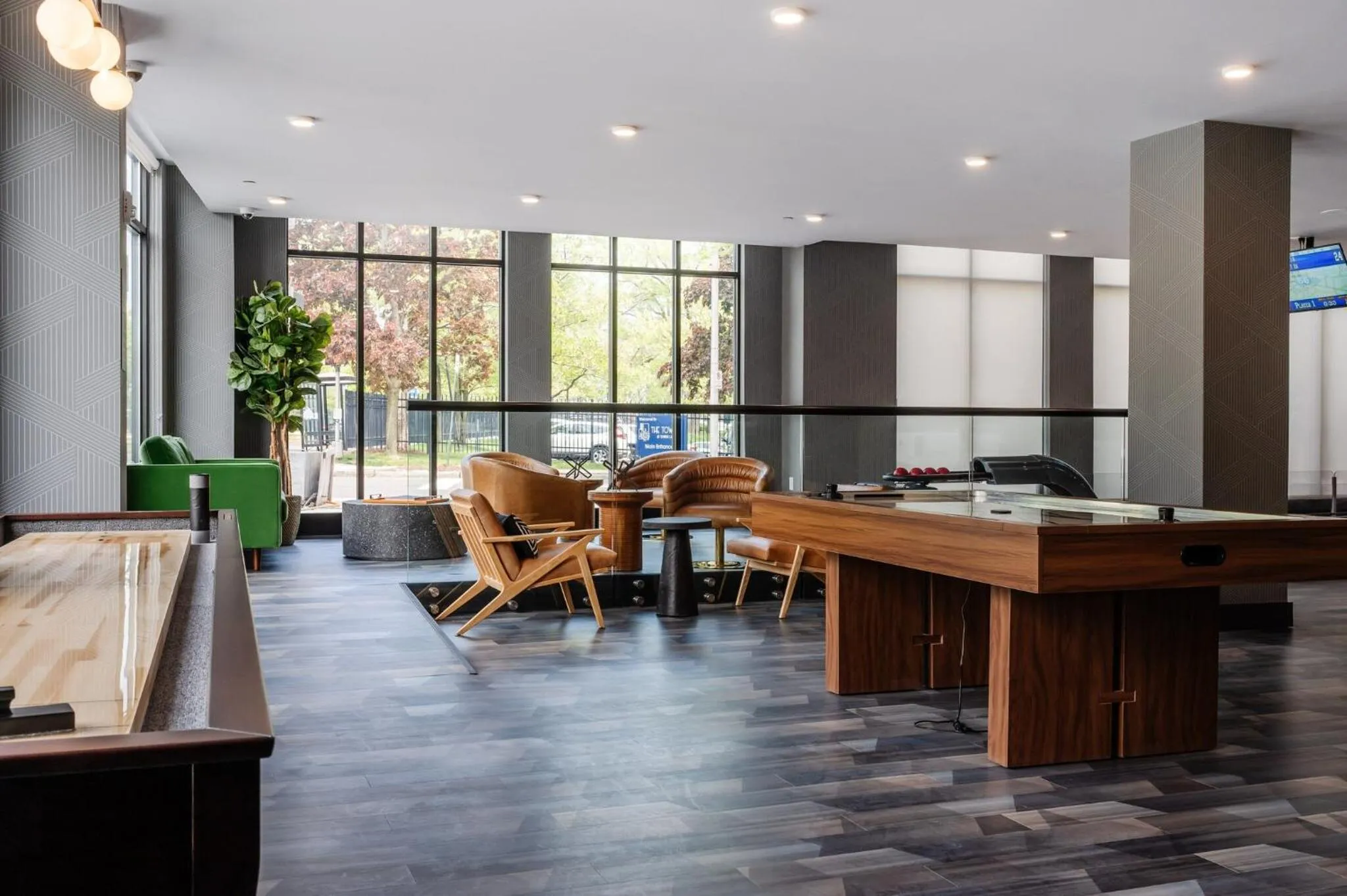 Communal lounge/ TV room in Luxury Apartments by Hyatus at Pierpont