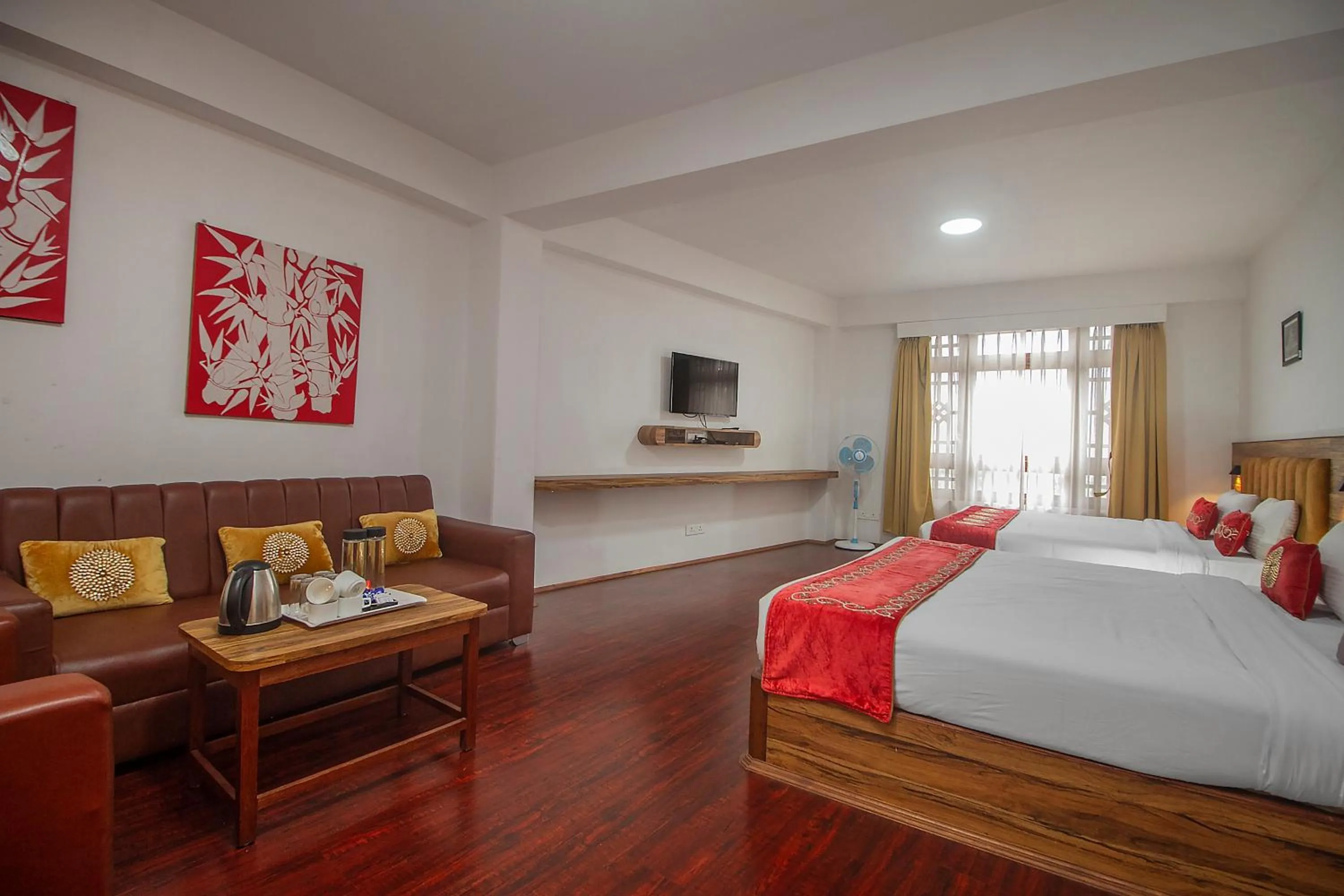 Bed in Palri Boutique Hotel