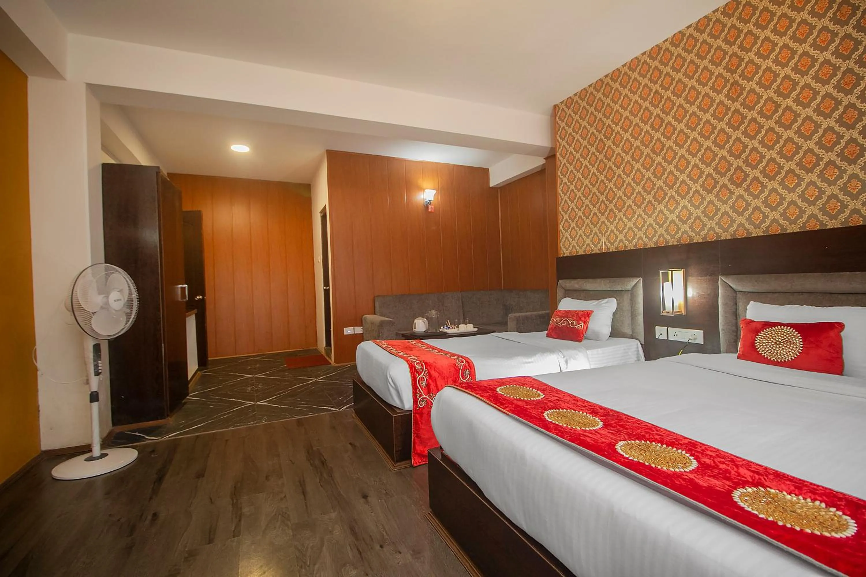 Bed in Palri Boutique Hotel