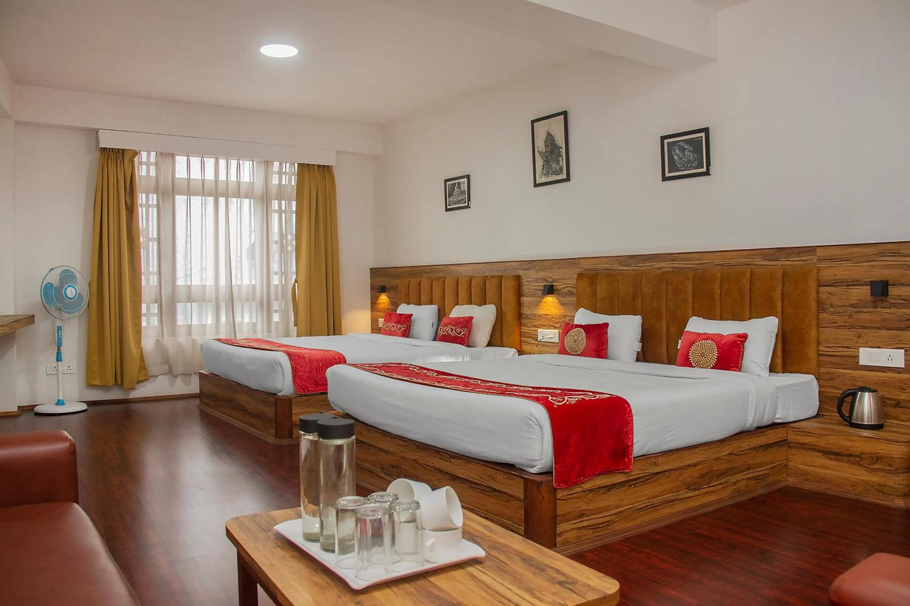 Bed in Palri Boutique Hotel