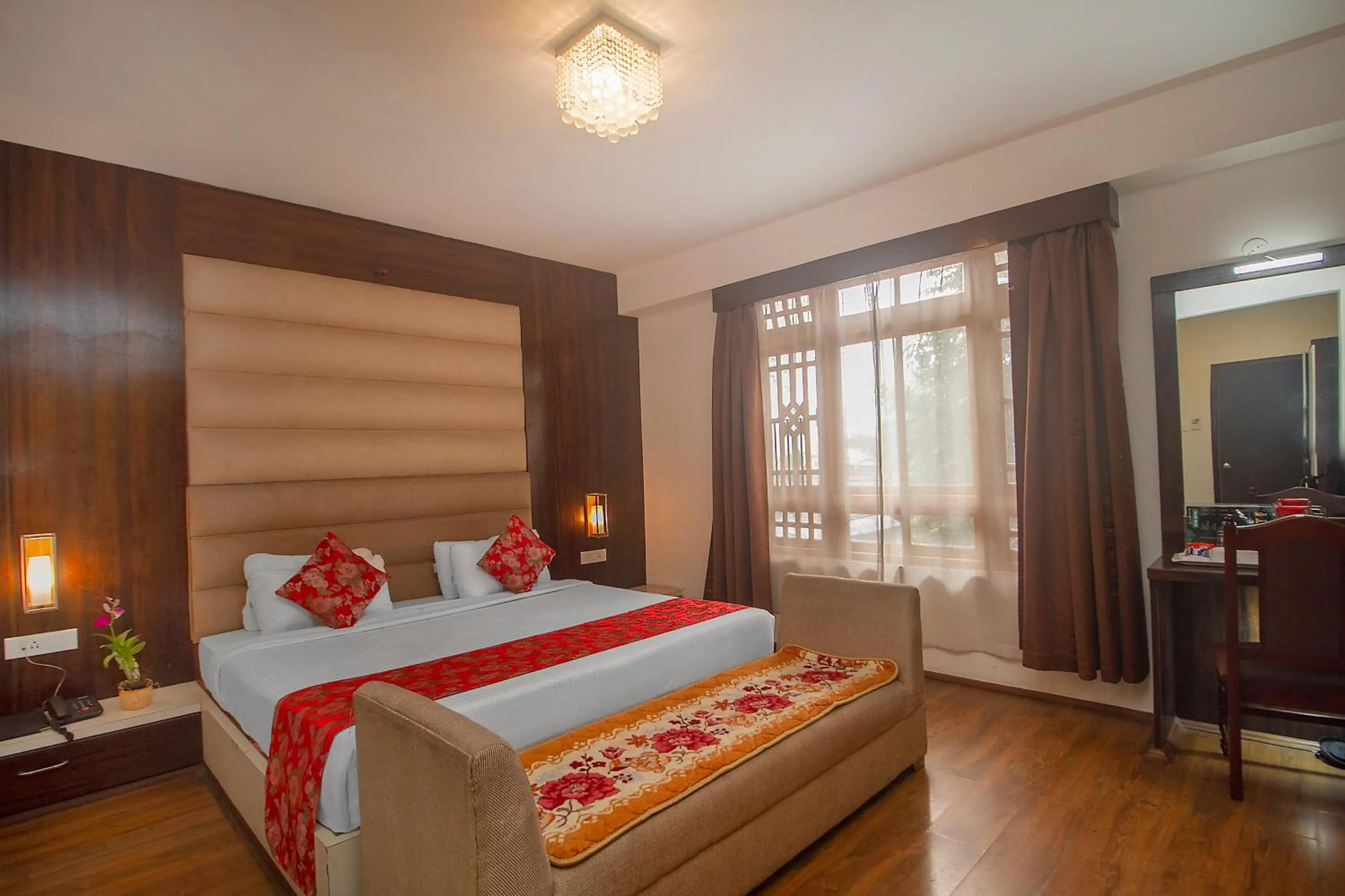 Bed in Palri Boutique Hotel