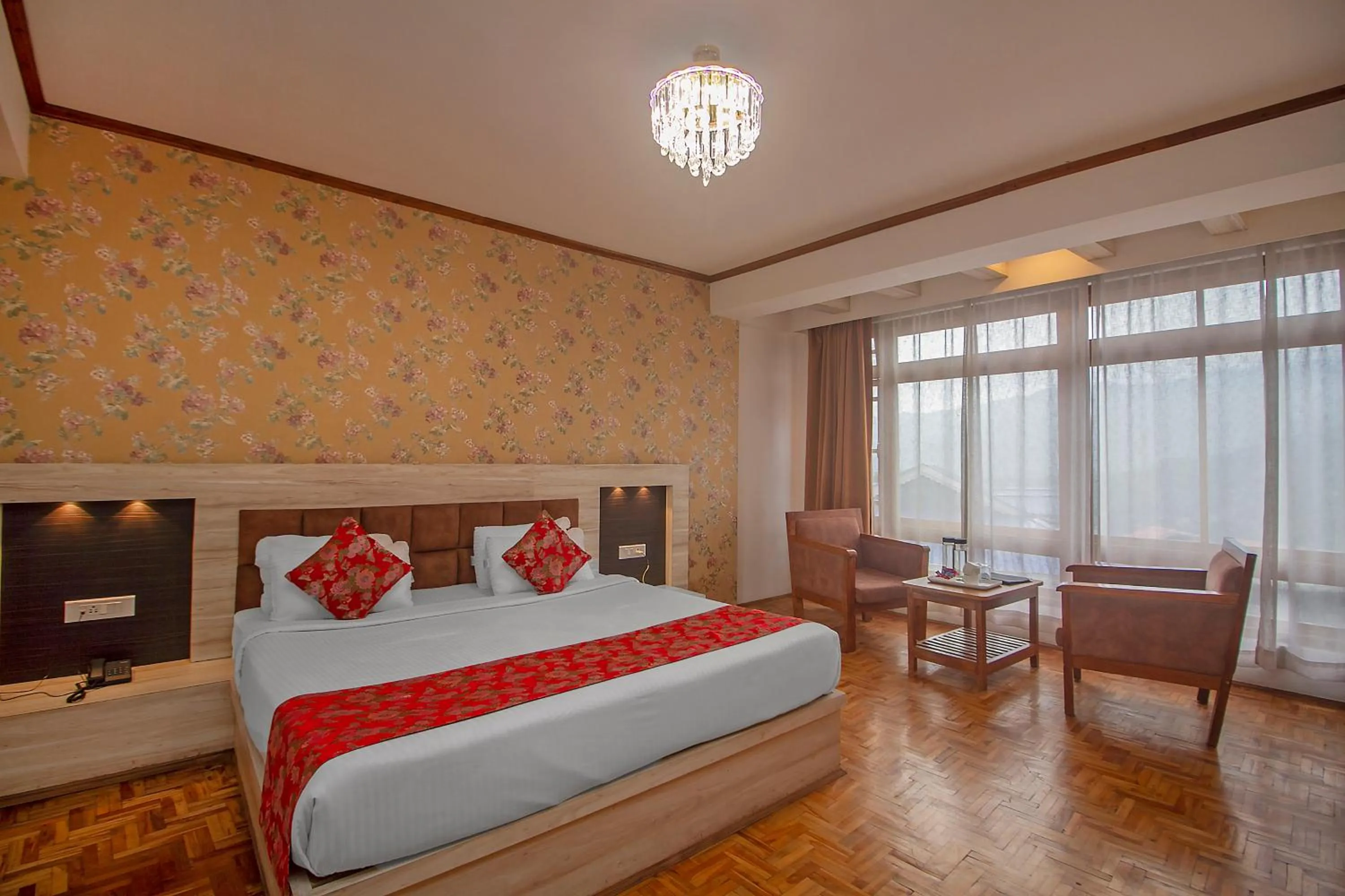 Bed in Palri Boutique Hotel