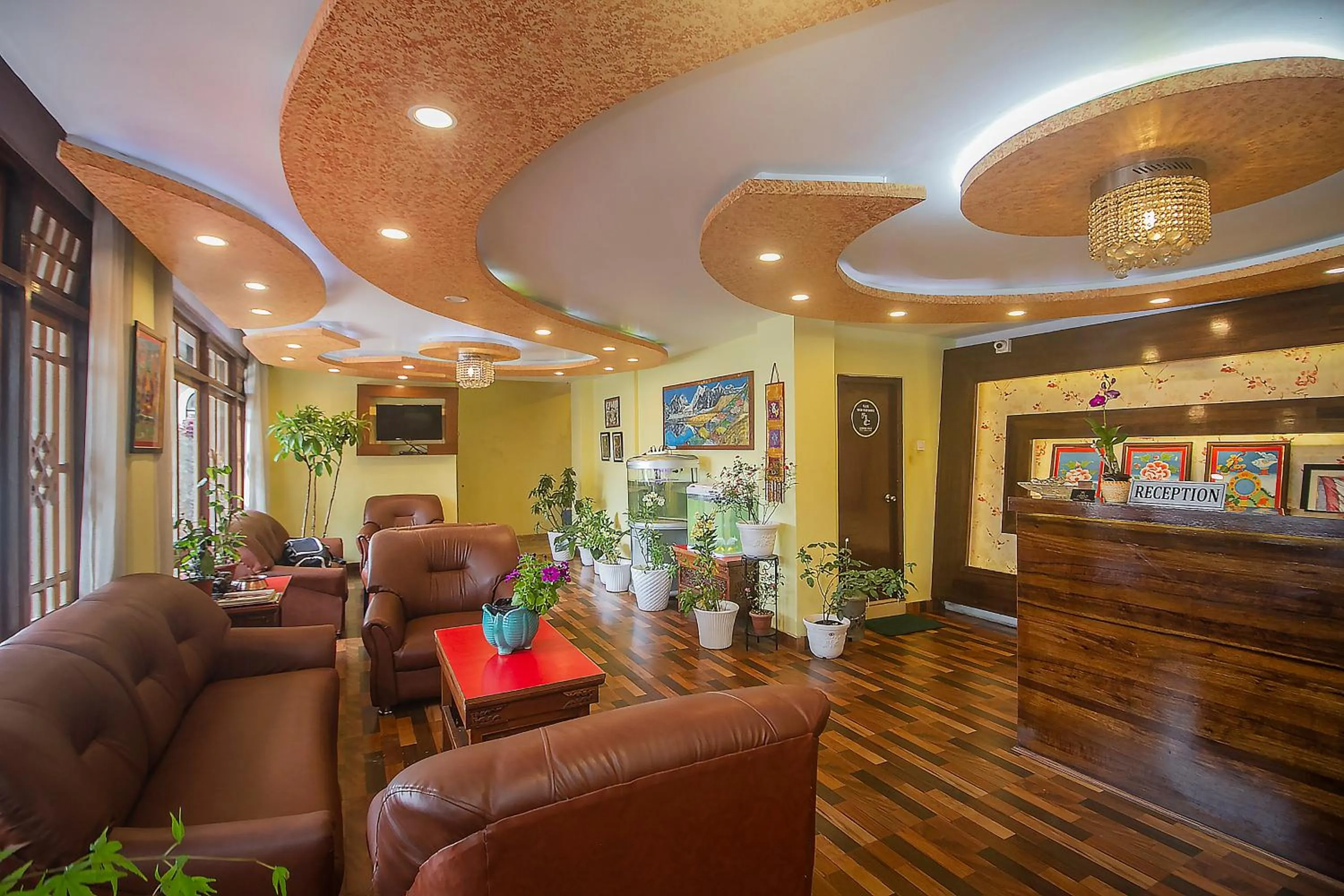 Seating area in Palri Boutique Hotel