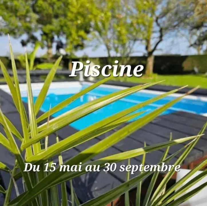 Swimming pool in Les Epinettes chambres d'hôtes