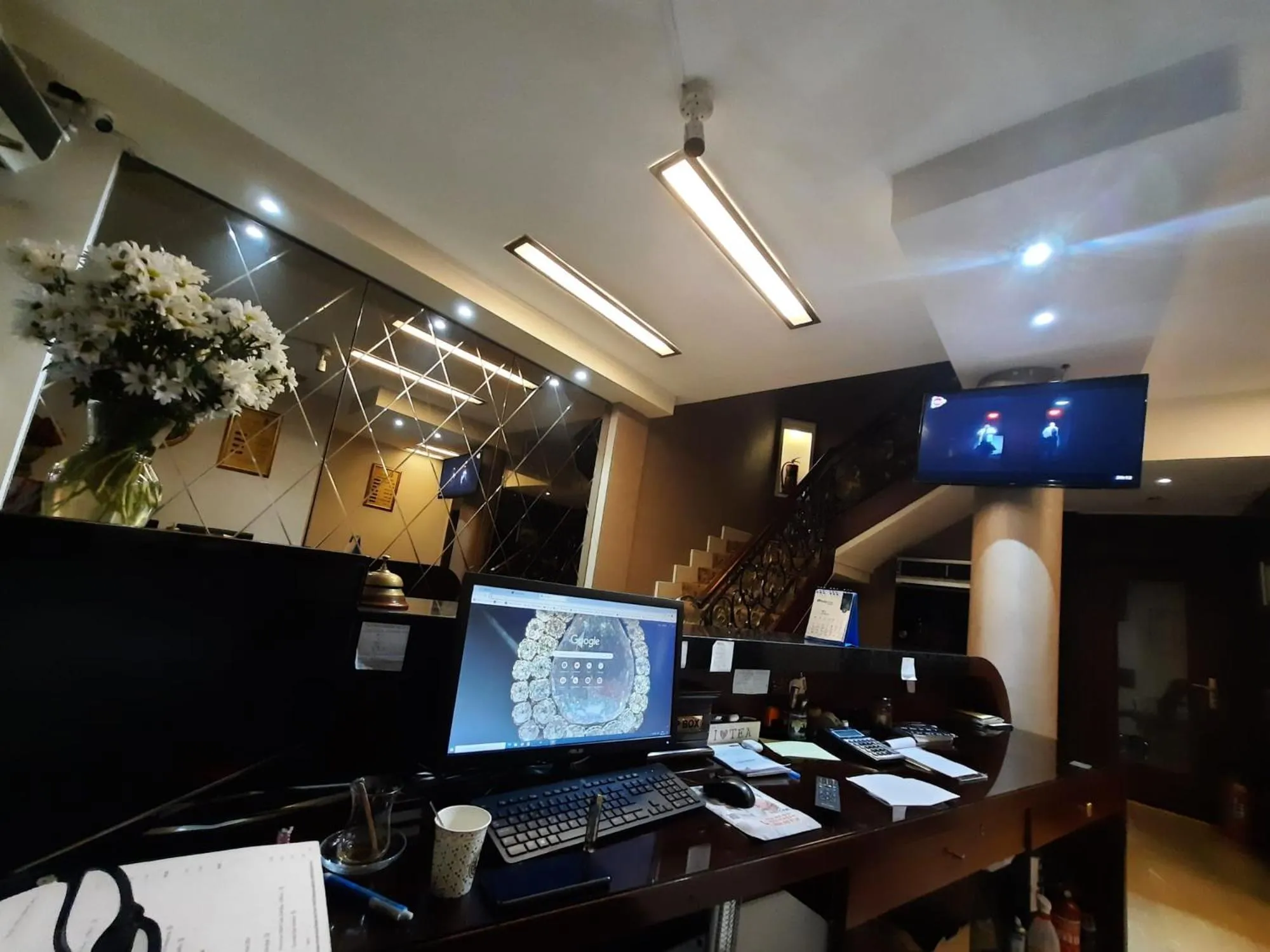 Lobby or reception in HOTEL EURO DIAMOND