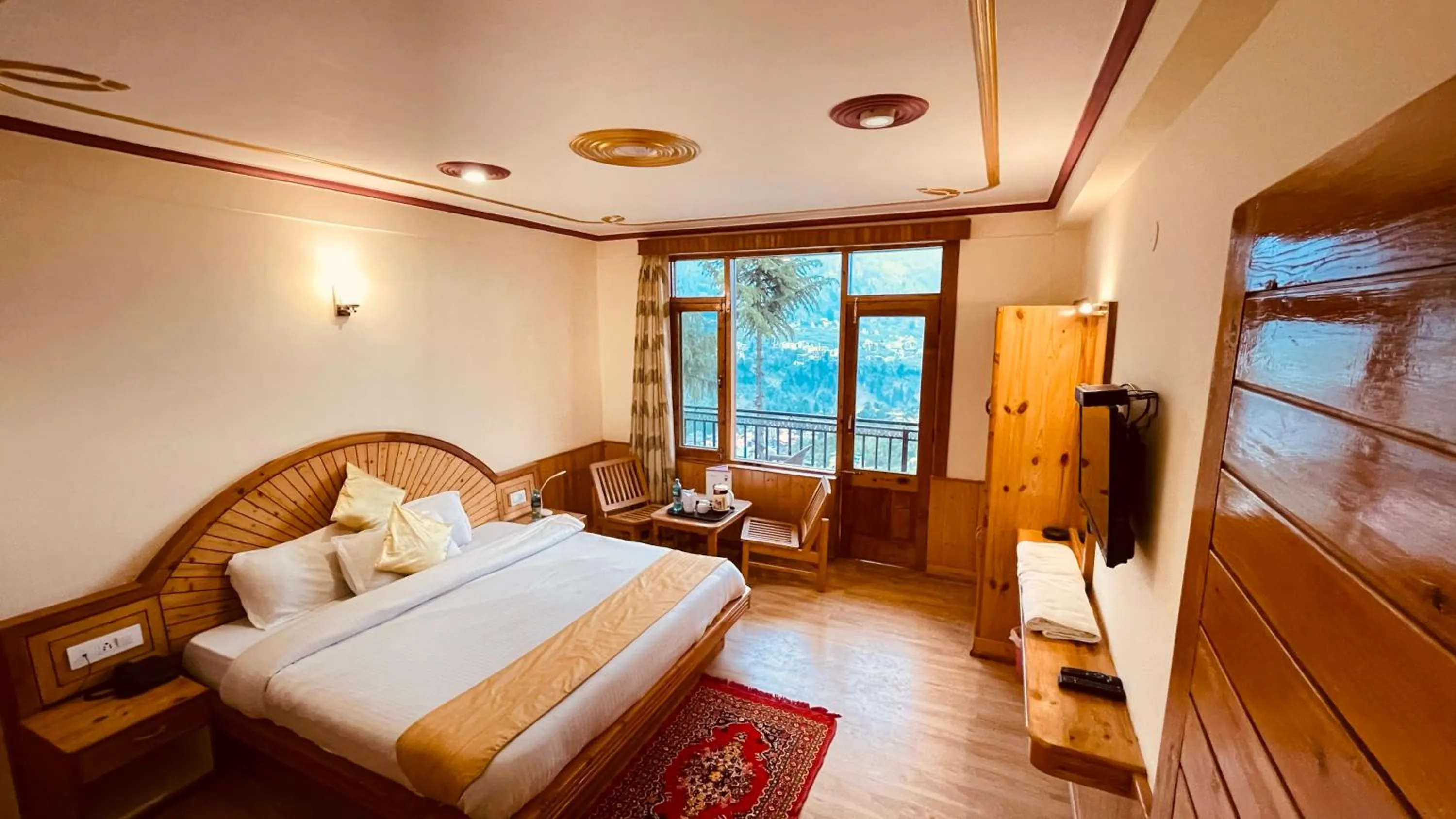 Bedroom, Bed in Himalayan adventure Cottages & Budget Friendly BNB Manali
