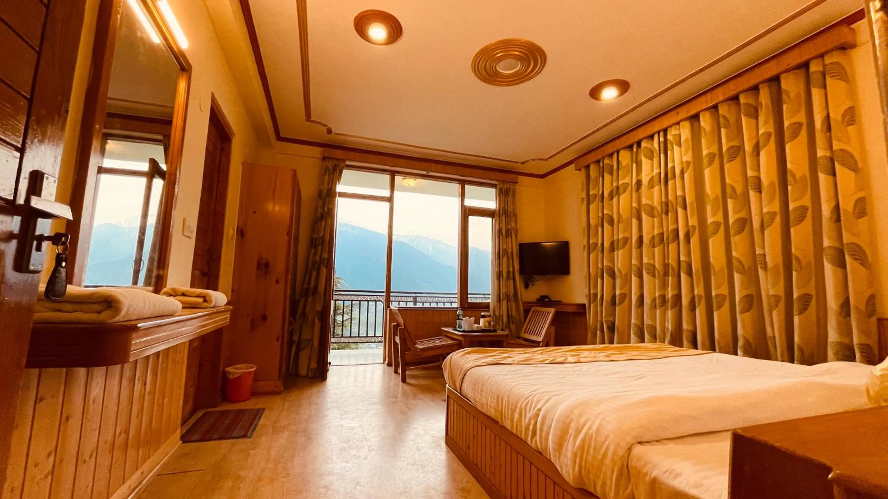 Bedroom, Bed in Himalayan adventure Cottages & Budget Friendly BNB Manali