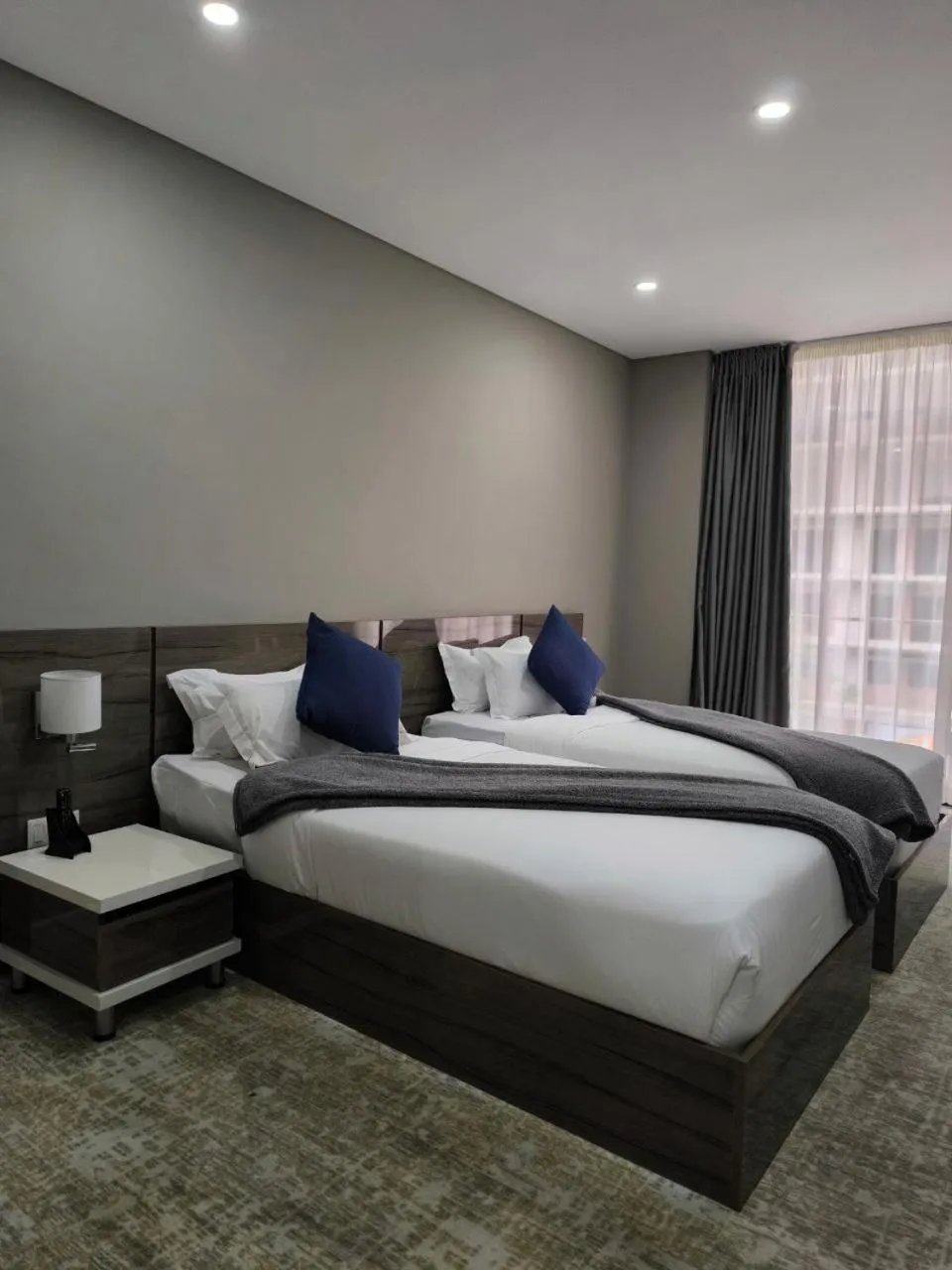 Bed in Polana Plaza Hotel