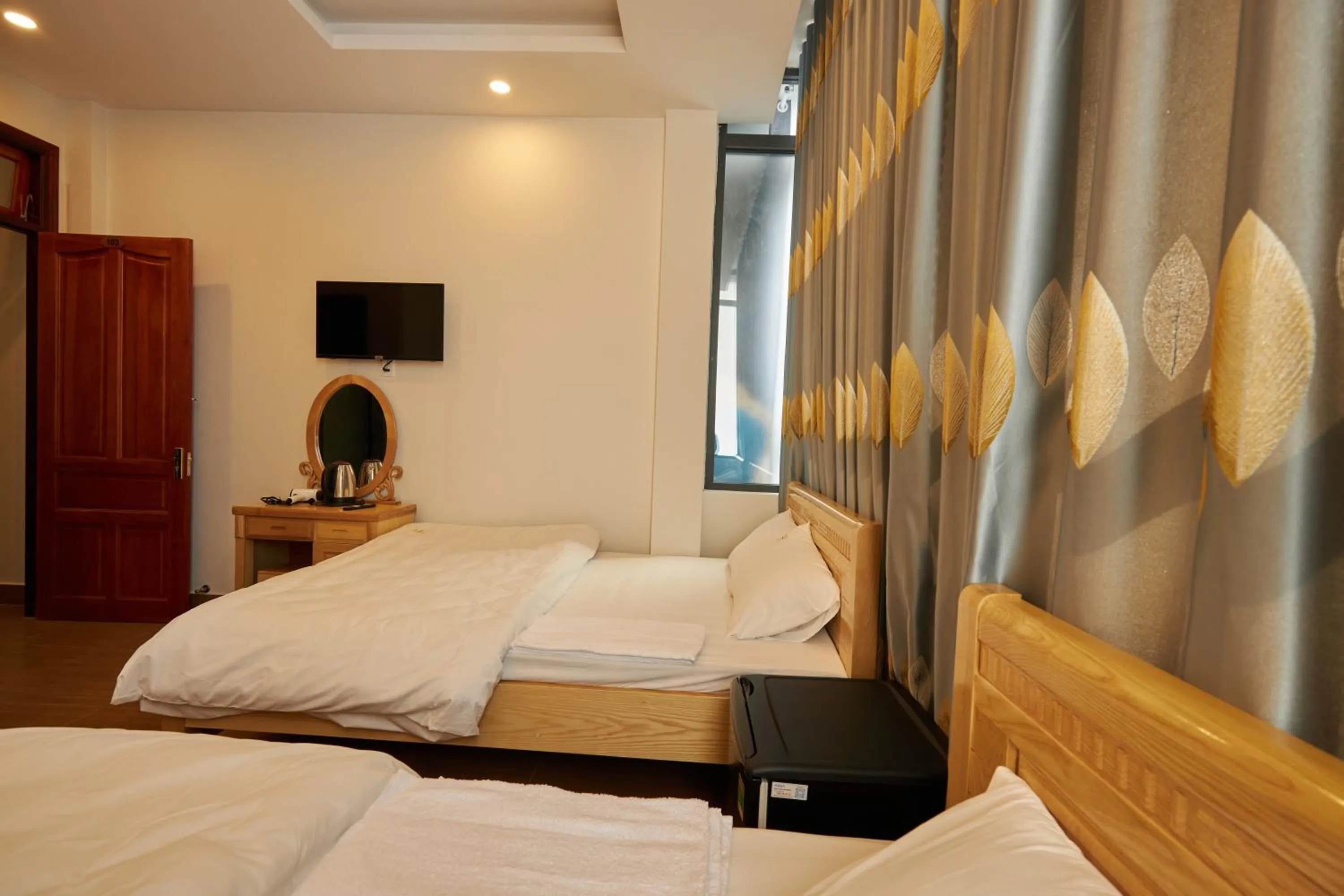 Bed in Ban Mai Hotel