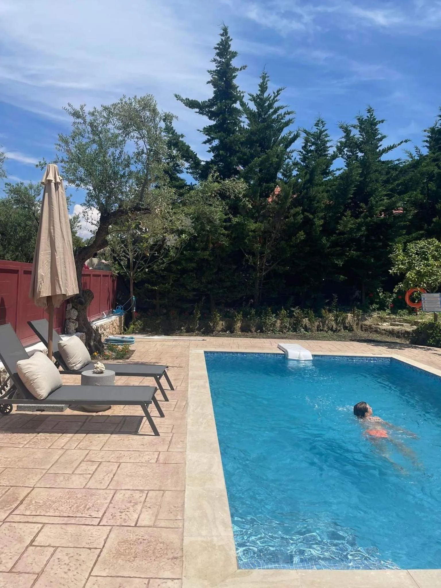 Swimming pool in Nissi Collection Rooms