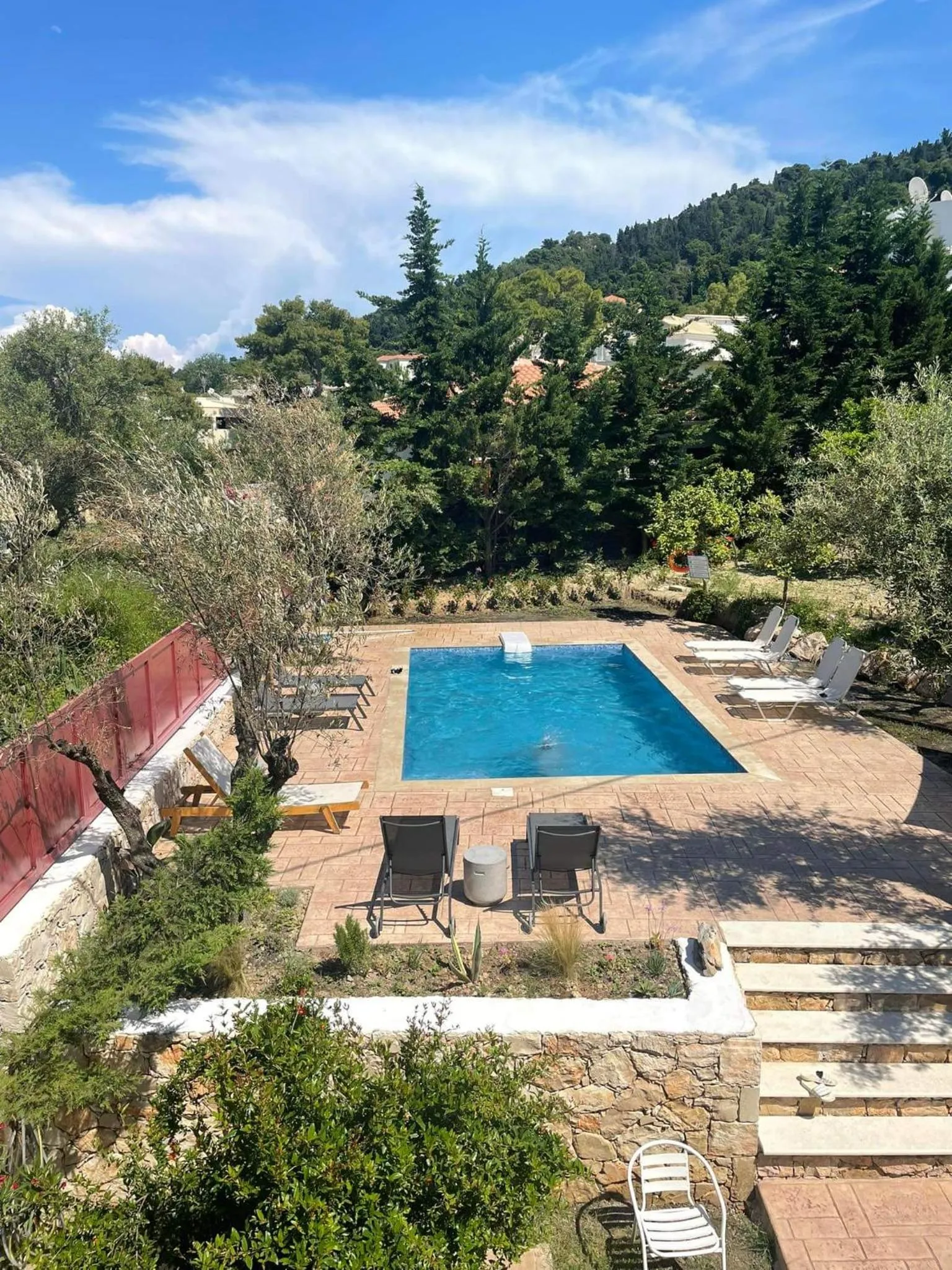 Swimming pool in Nissi Collection Rooms
