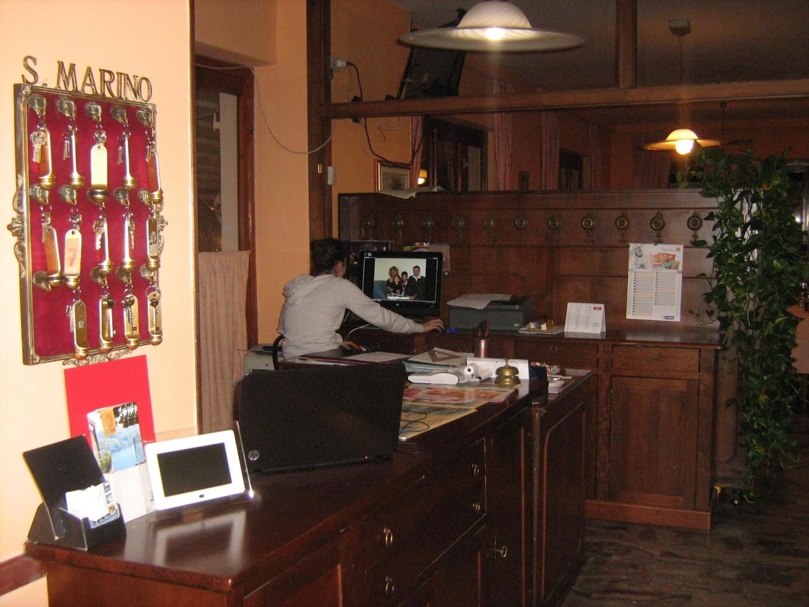 Lobby or reception in Hotel San Marino