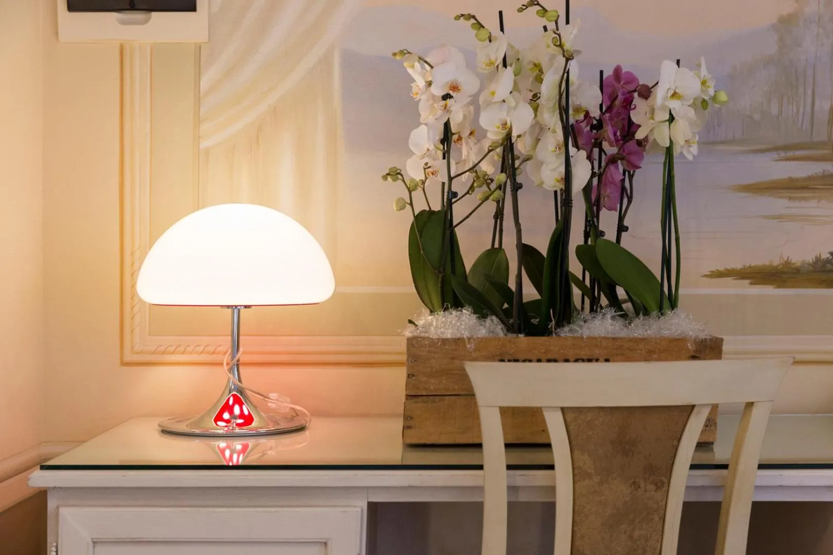 Decorative detail in Hotel Alla Corte degli Angeli