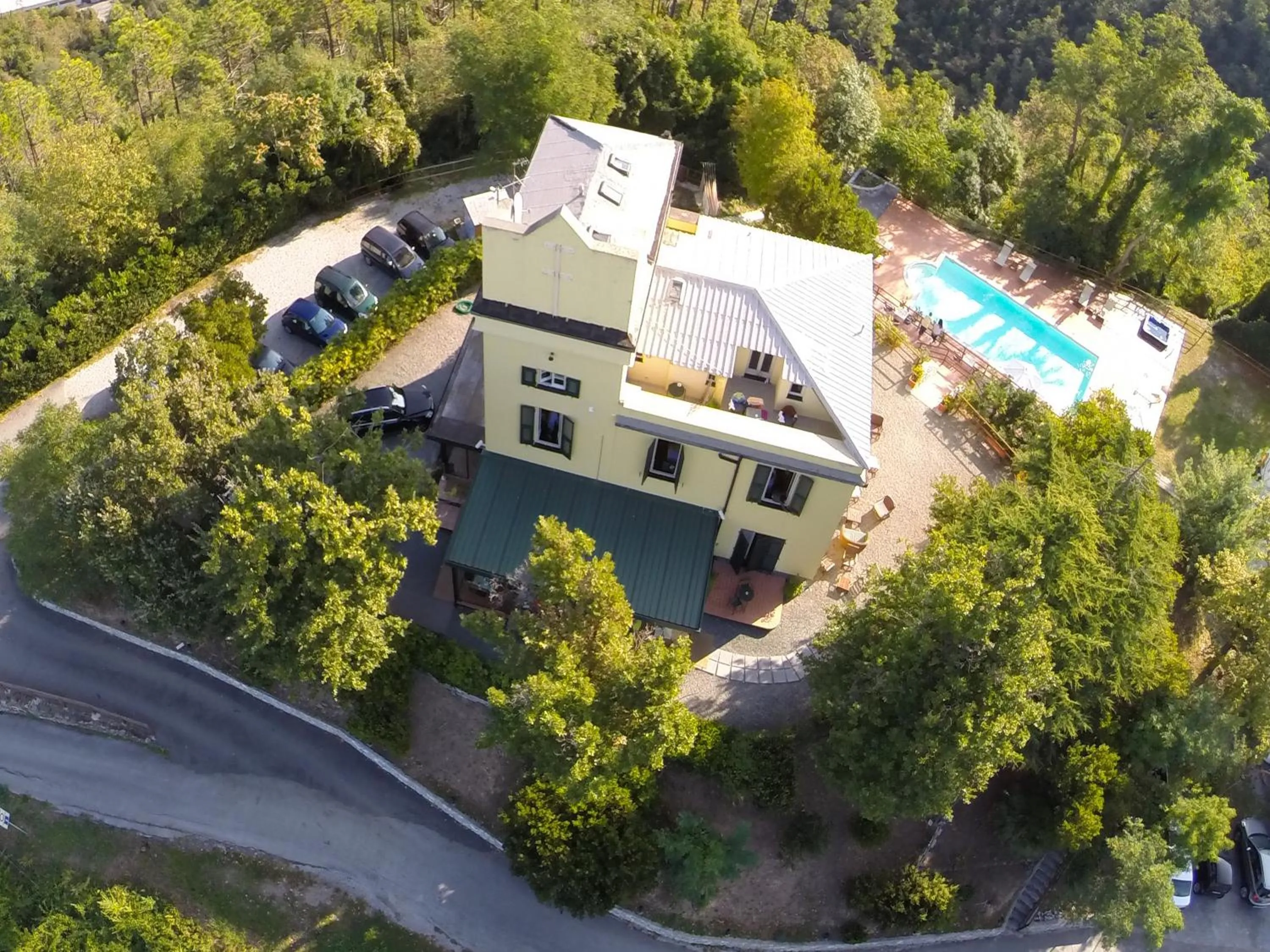 Bird's eye view in Relais San Rocco