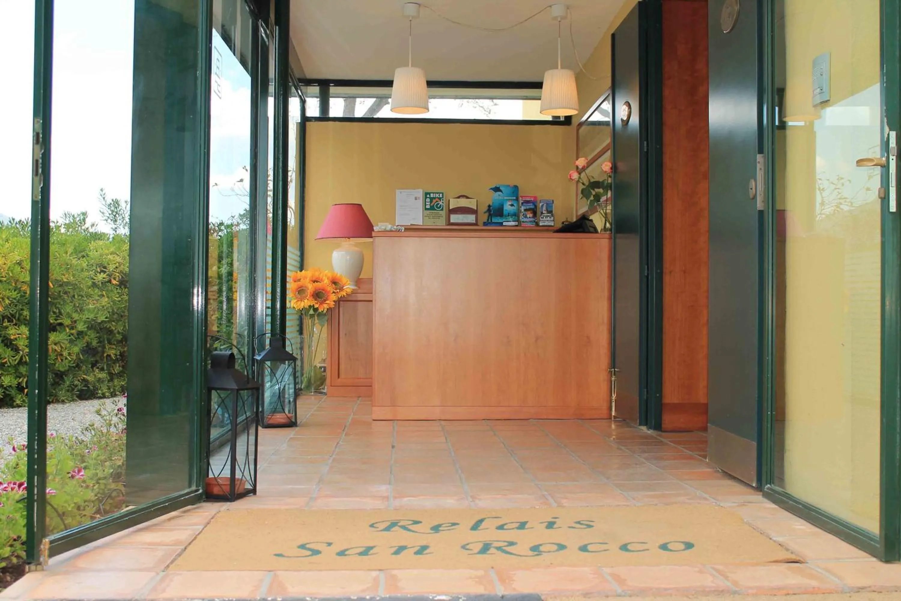 Decorative detail in Relais San Rocco