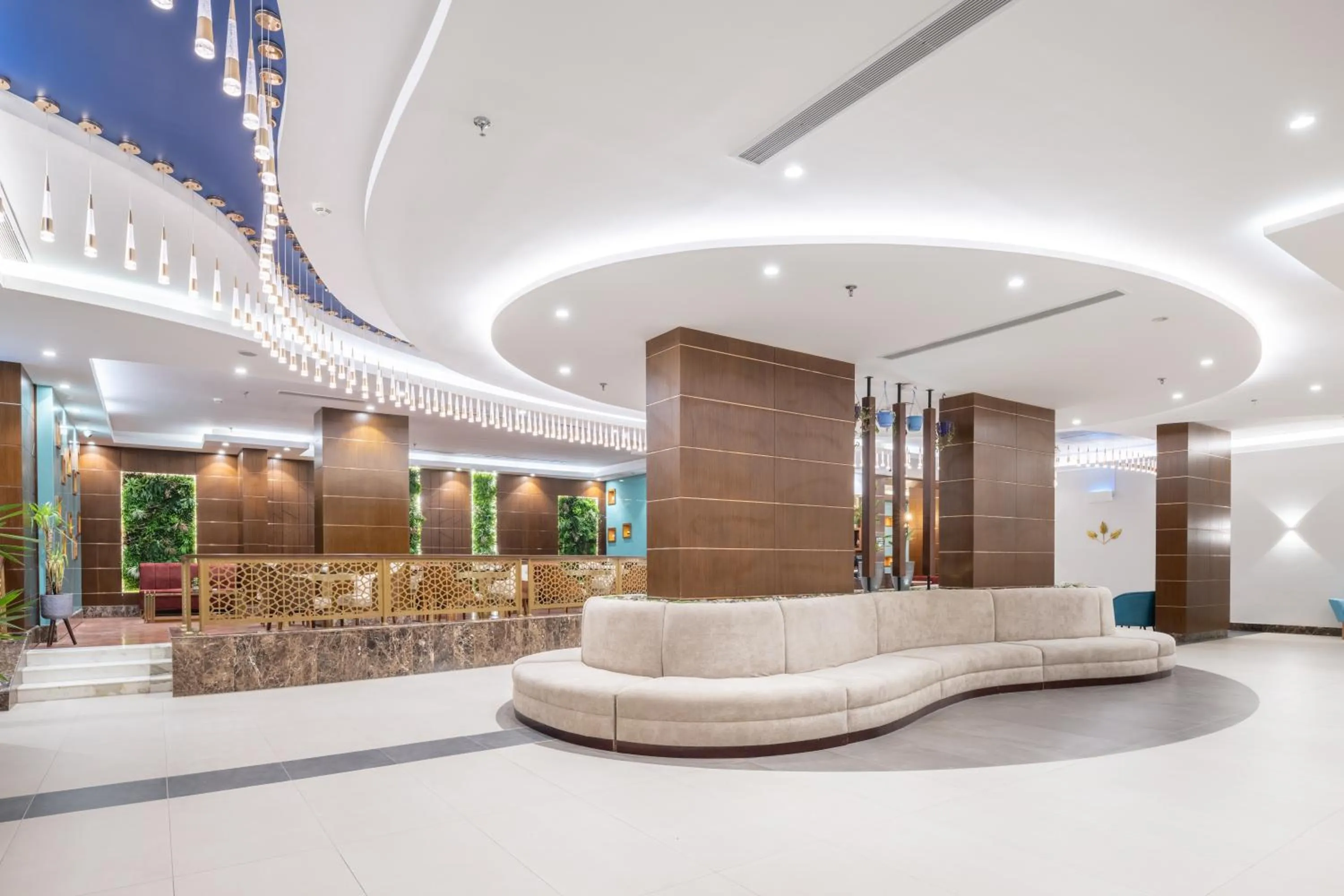 Lobby or reception in Roots Hotel