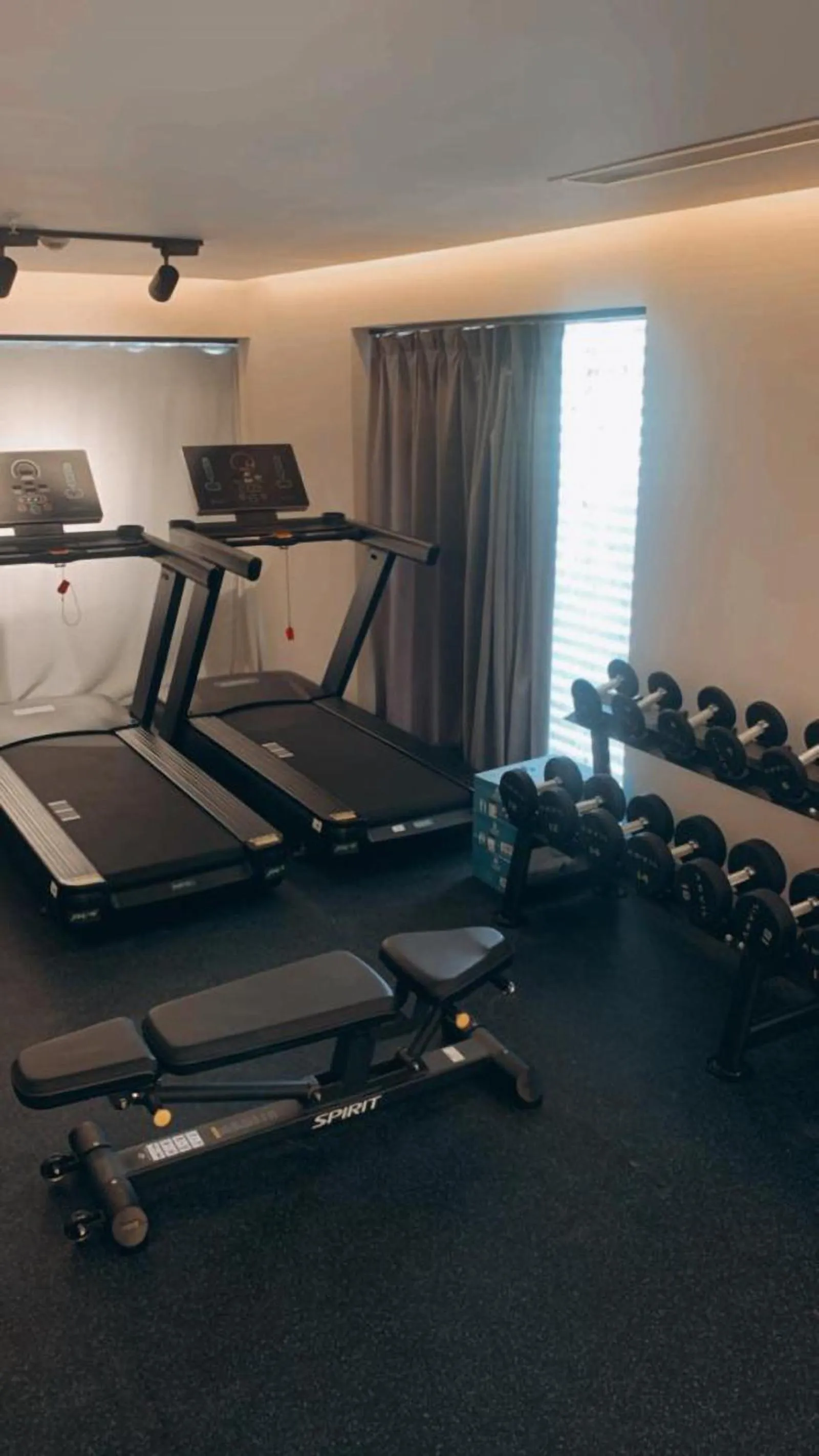 Fitness centre/facilities in Roots Hotel