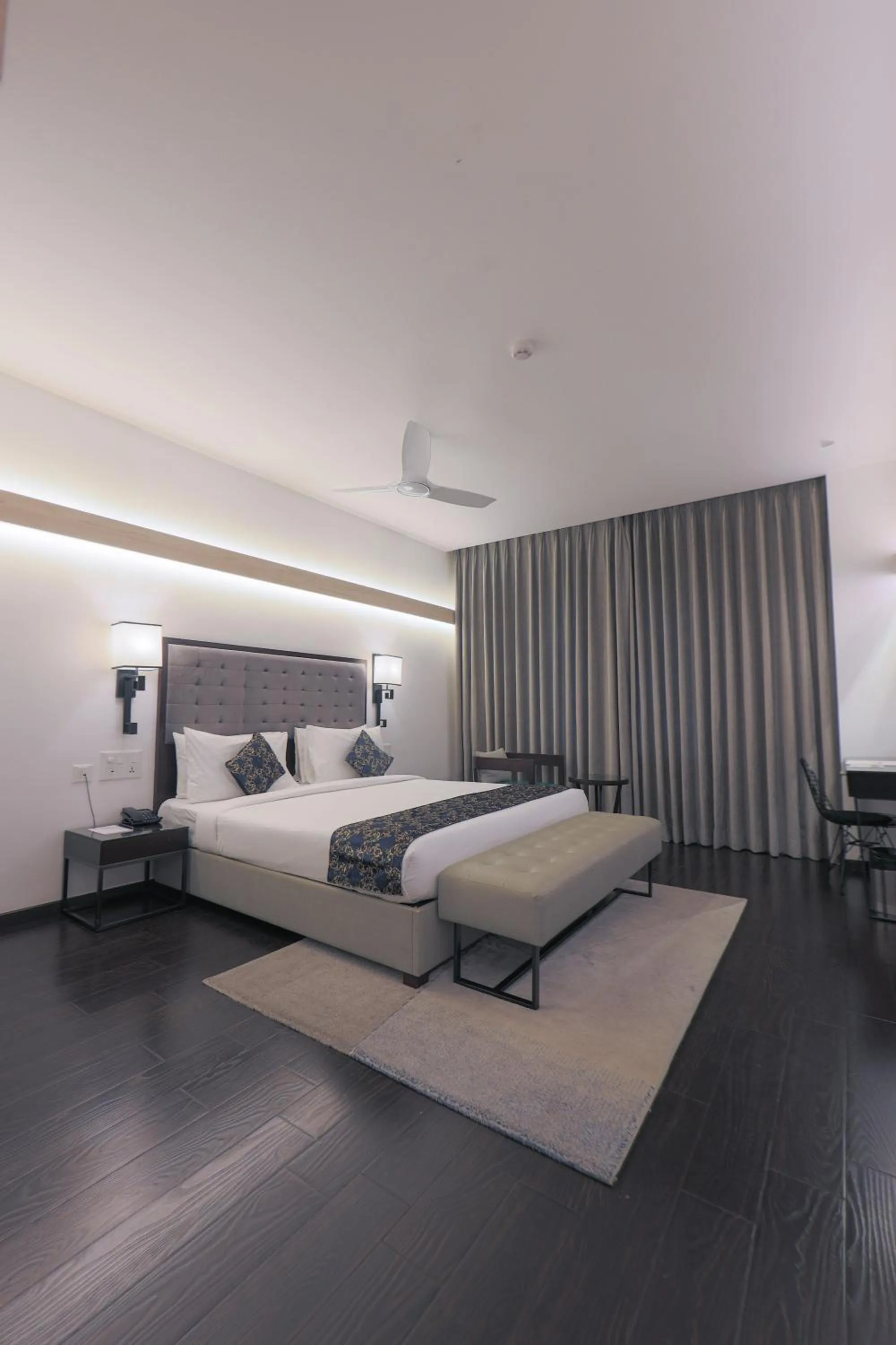 Photo of the whole room, Bed in Hotel Deccan Serai Grande, Gachibowli, Hyderabad