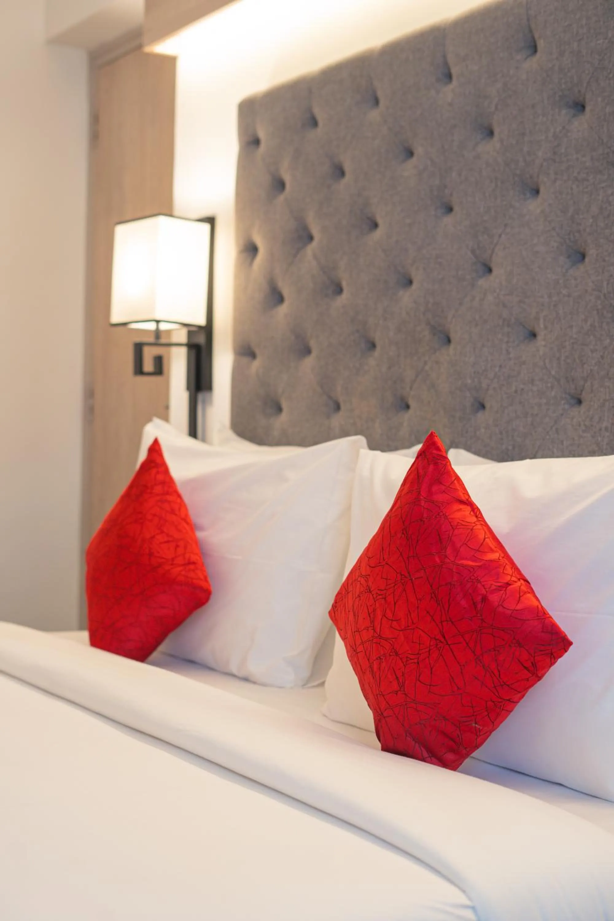 Bed in Hotel Deccan Serai Grande, Gachibowli, Hyderabad