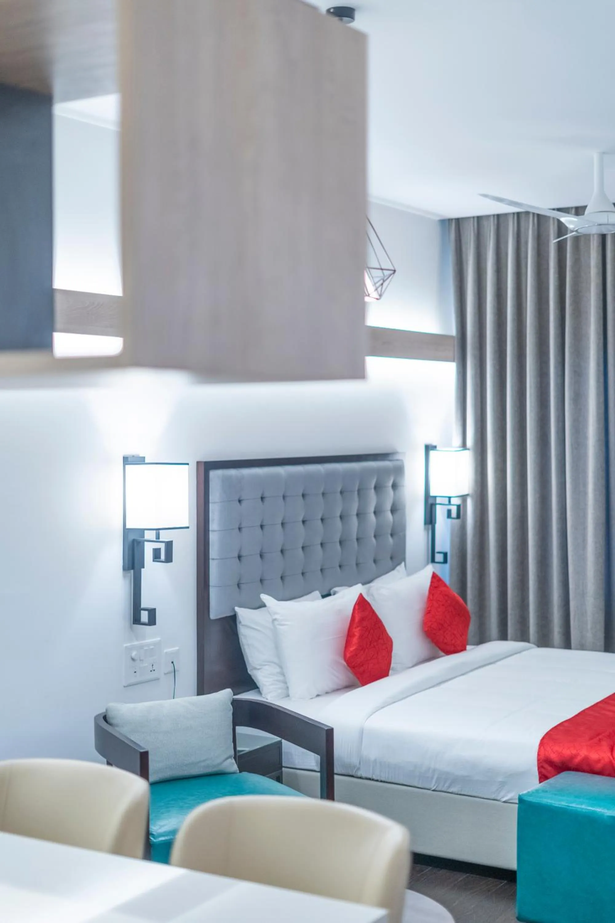 Bed in Hotel Deccan Serai Grande, Gachibowli, Hyderabad