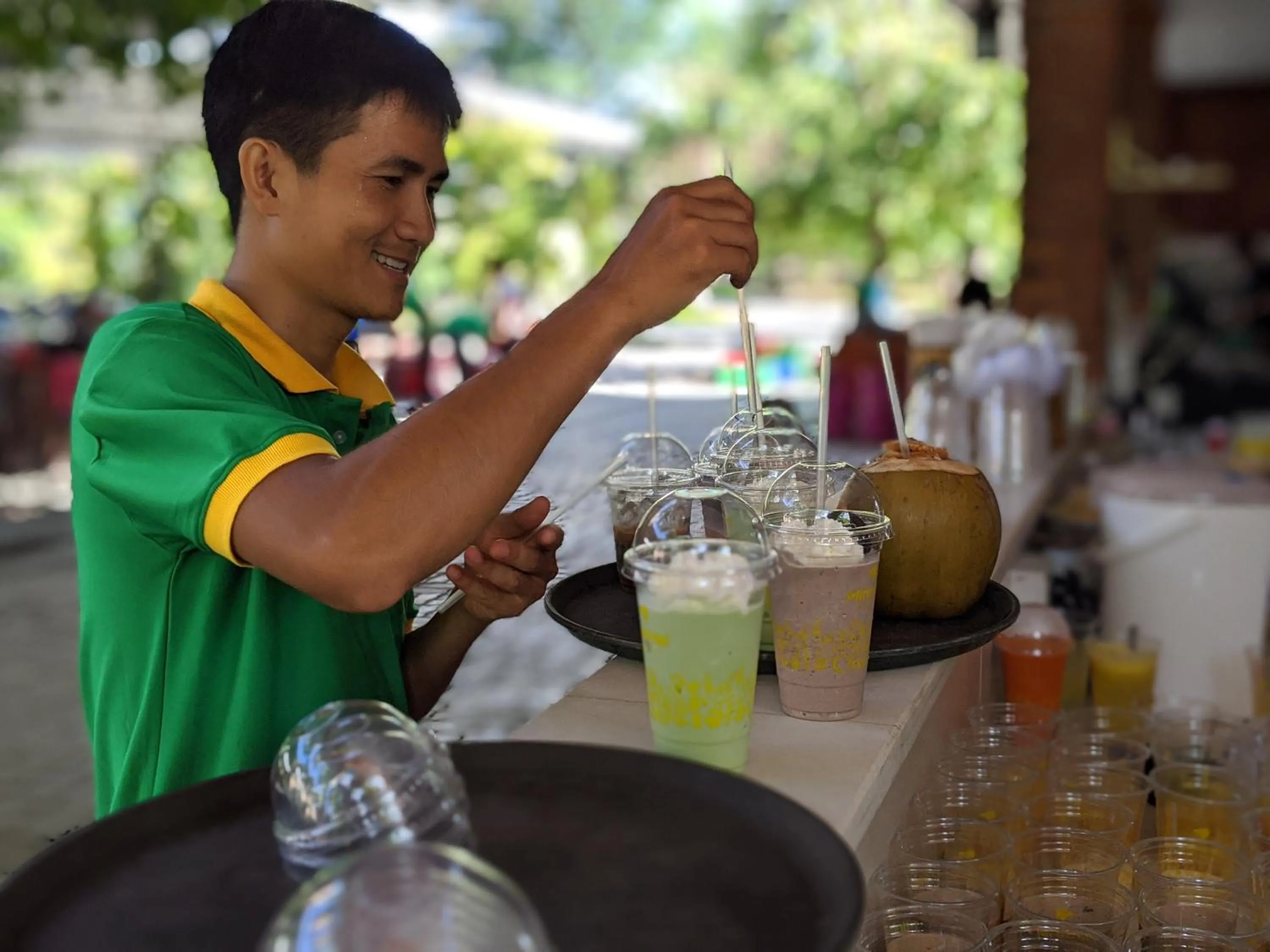 Drinks in Minh Hai Resort