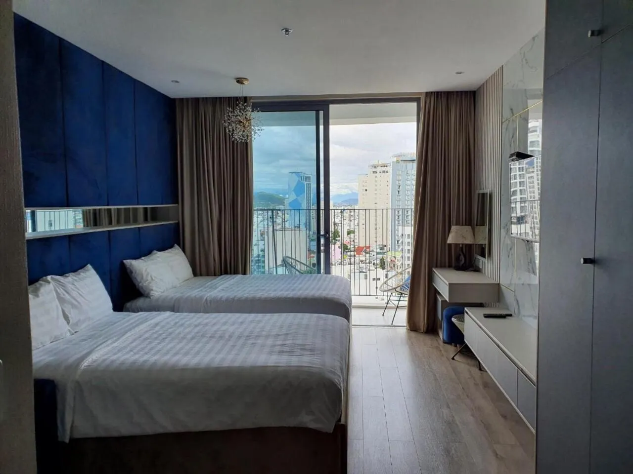 Bed in Panorama apartment Nha Trang