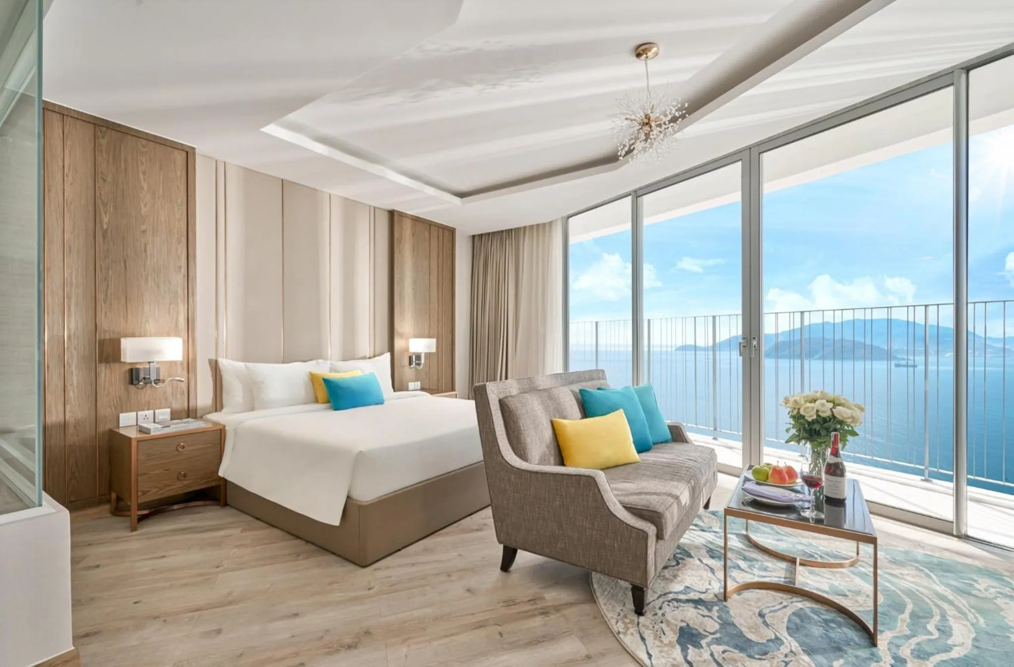 Bed in Panorama apartment Nha Trang