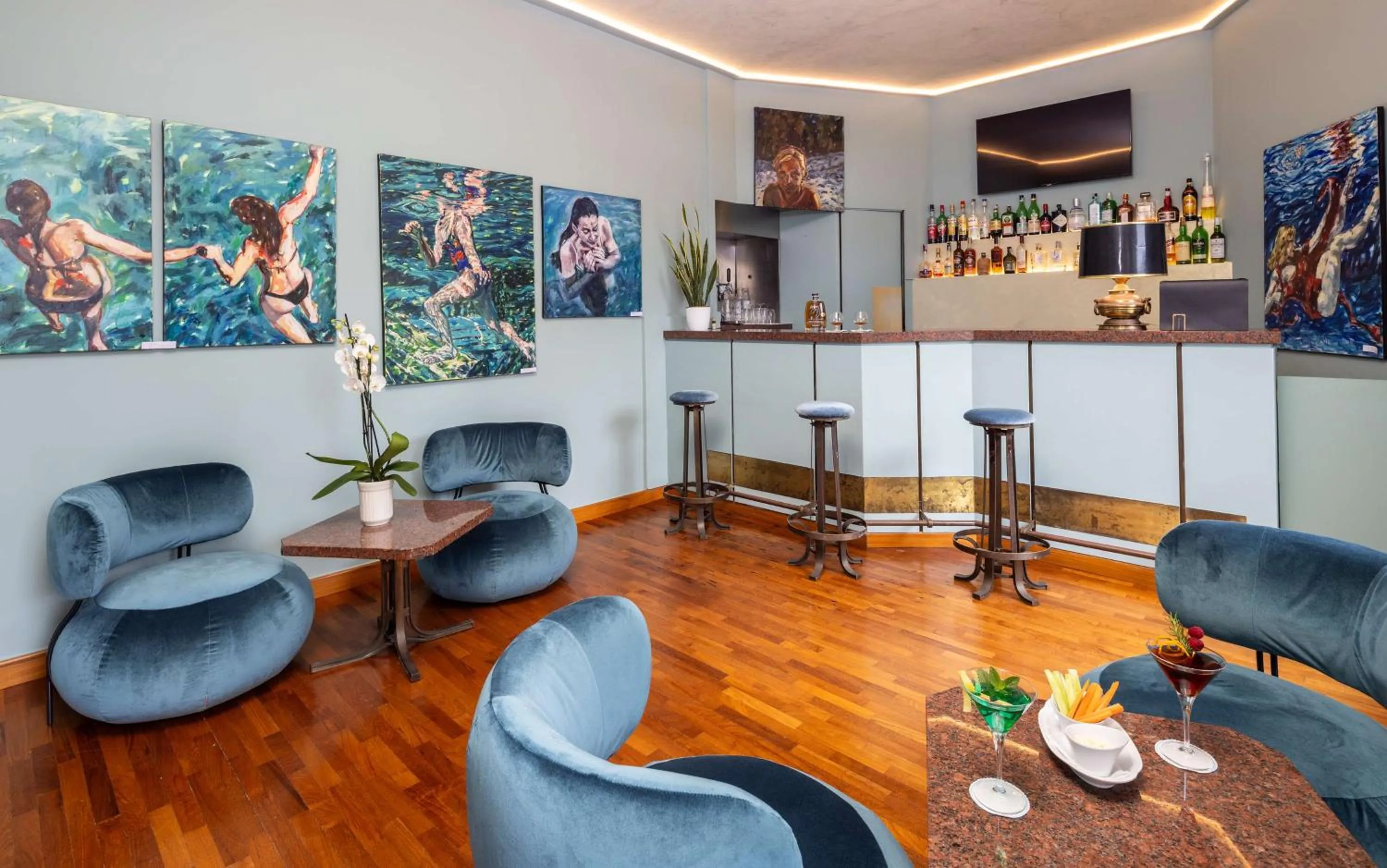 Lounge or bar in Best Western Regina Elena