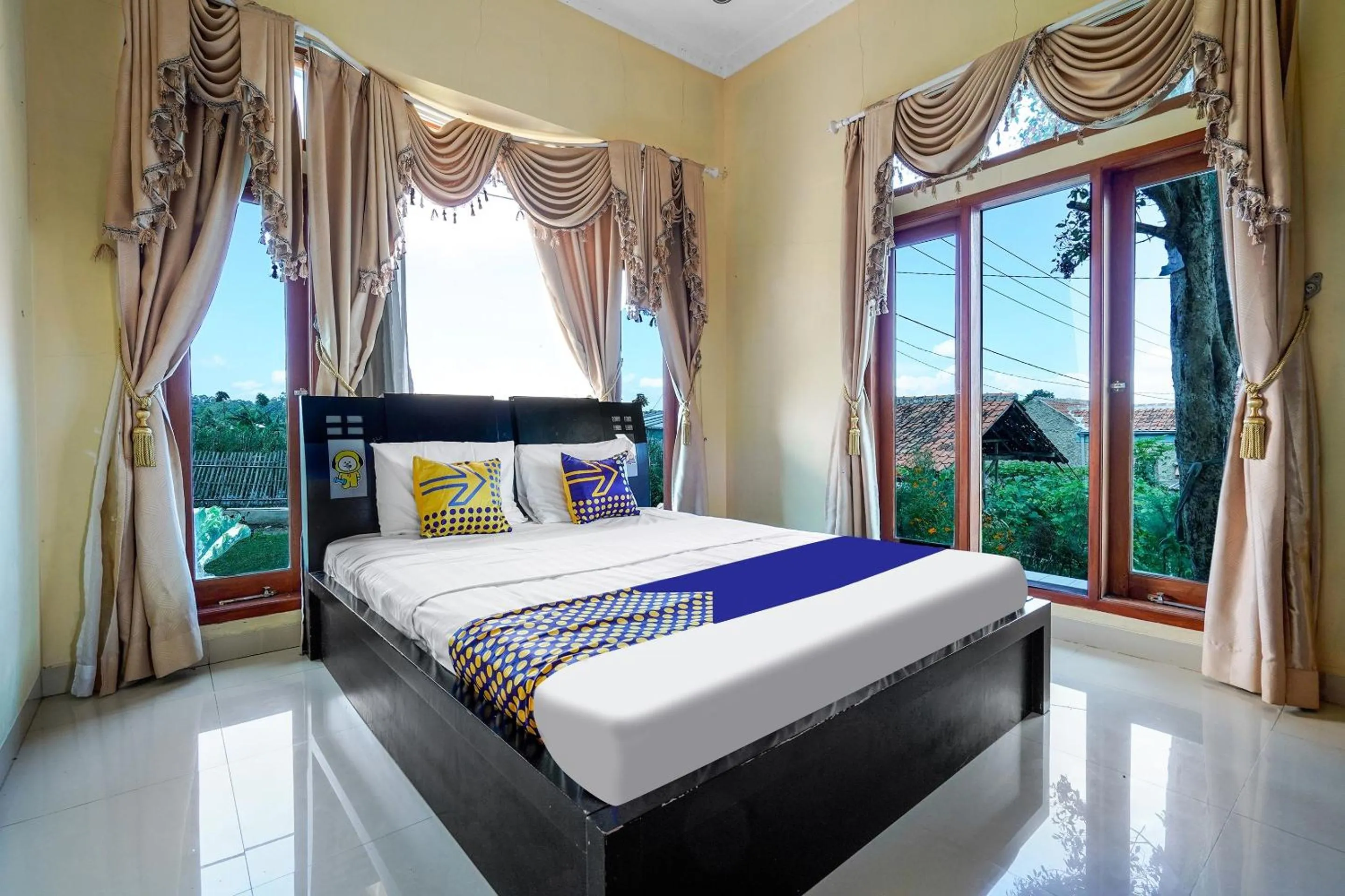 Bedroom, Bed in OYO Homes 91156 Eco Tourism Big Farmer Desa Kertawangi Syariah