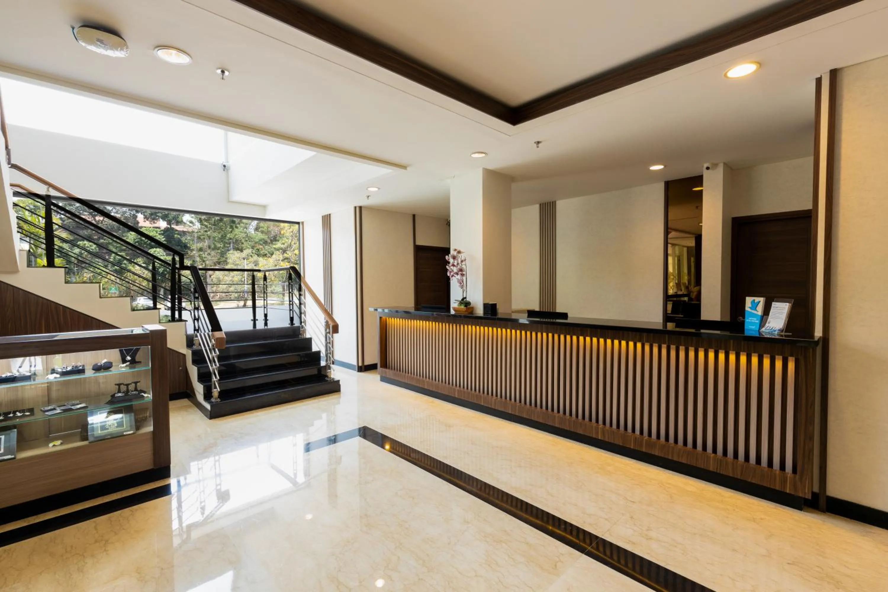 Lobby or reception in Next Hotel Yogyakarta