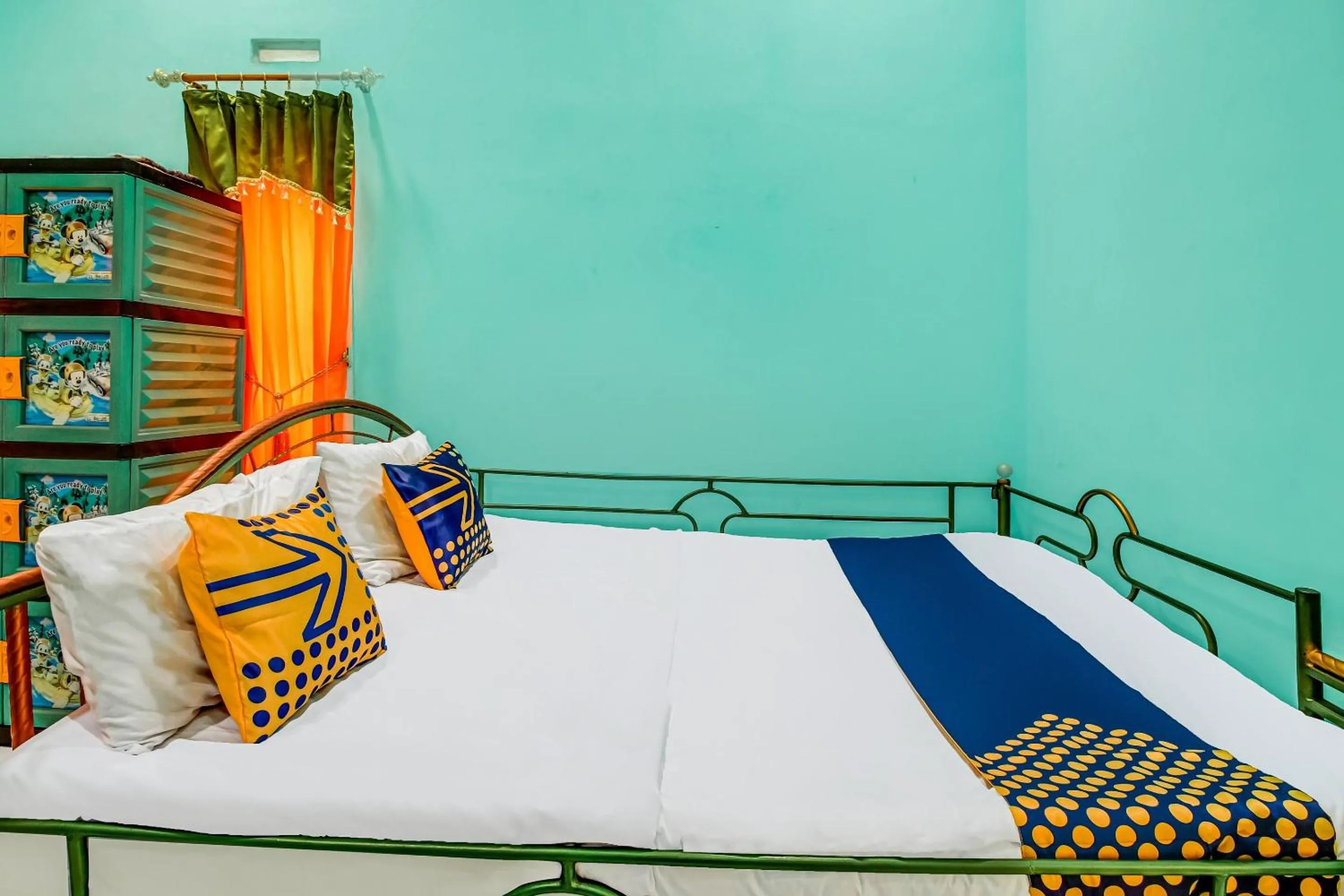 Bedroom, Bed in Hotel O Desa Wisata Bangunharja